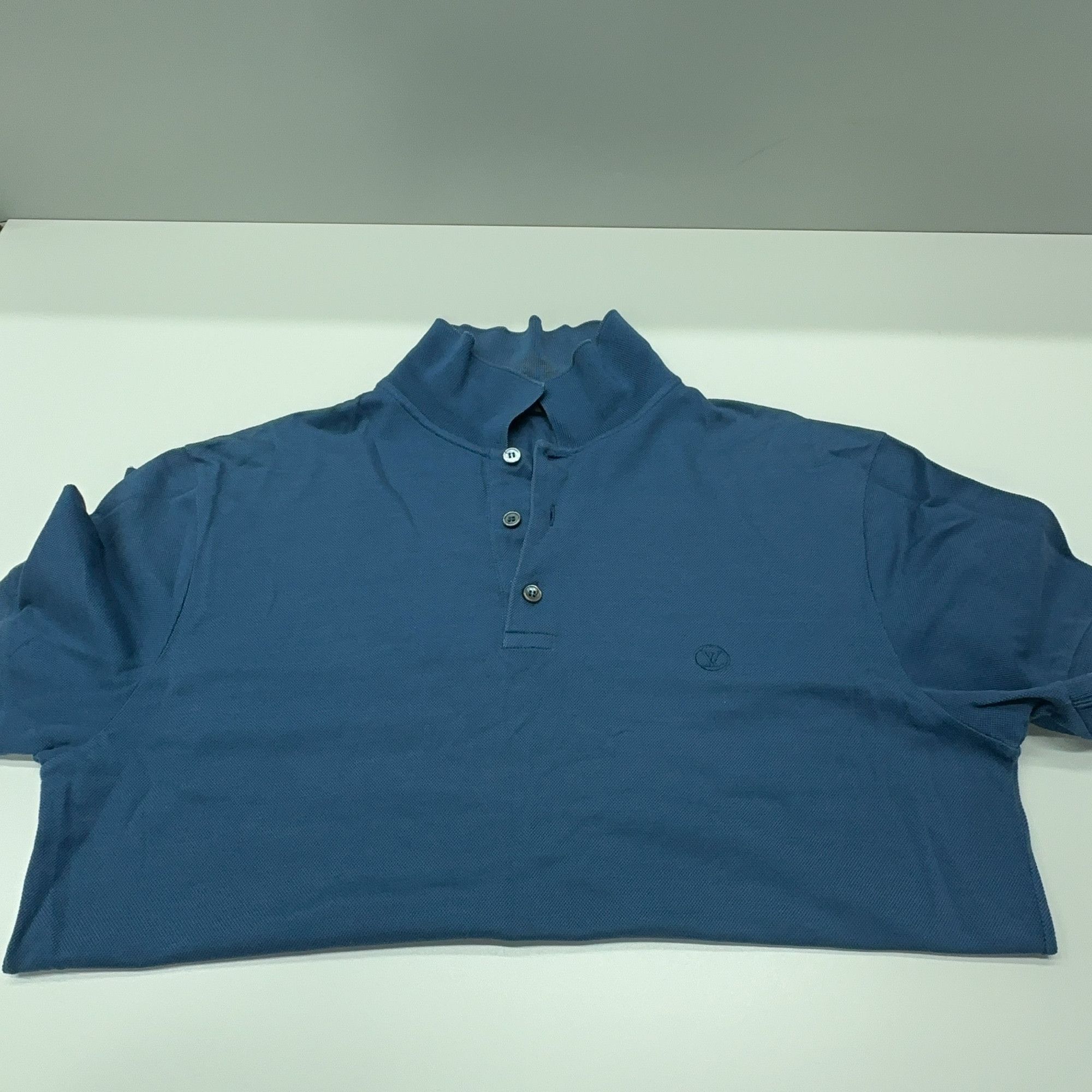 Louis Vuitton Louis Vuitton Cotton Polo Shirt Blue Size M Size US M / EU 48-50 / 2 - 6 Thumbnail