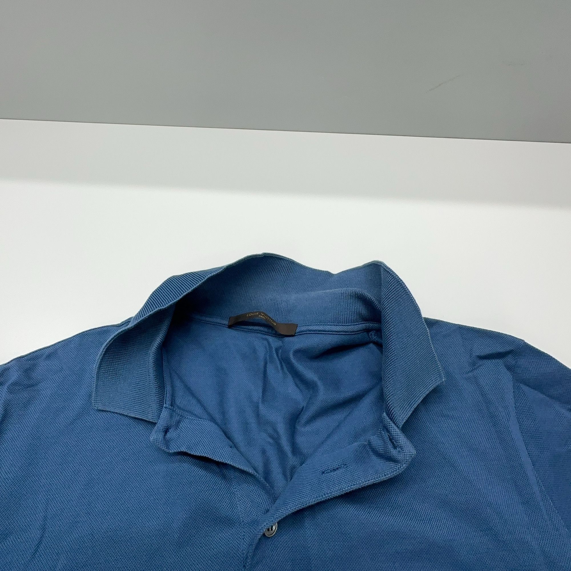 Louis Vuitton Louis Vuitton Cotton Polo Shirt Blue Size M Size US M / EU 48-50 / 2 - 5 Thumbnail