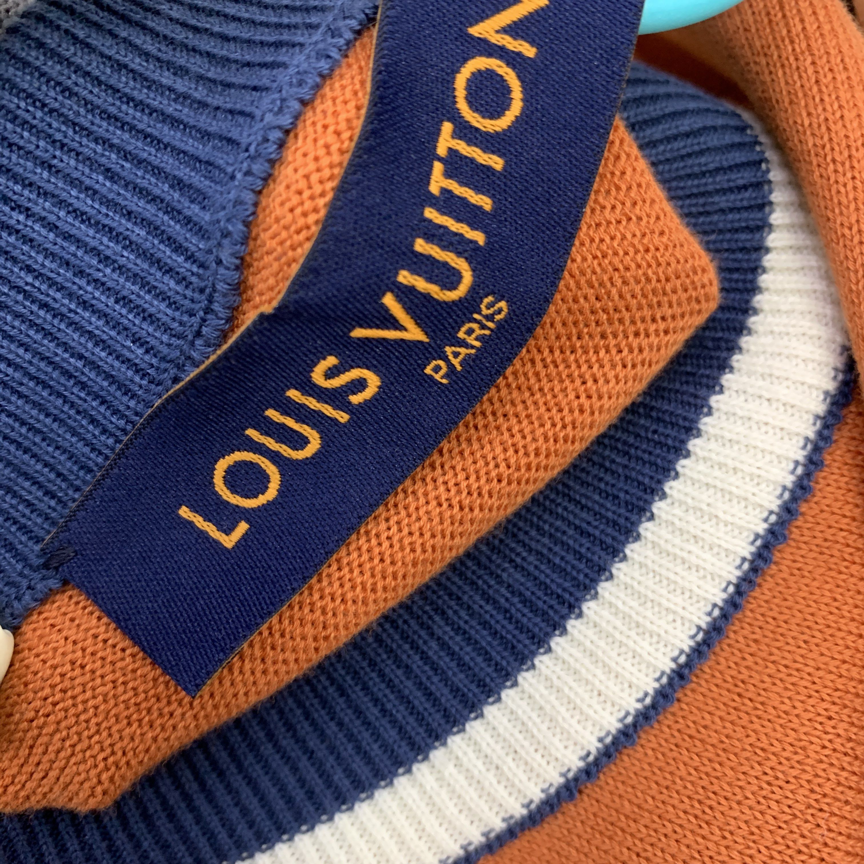Louis Vuitton Louis Vuitton Graphic Logo Knit T-Shirt Size XL Size US XL / EU 56 / 4 - 2 Thumbnail