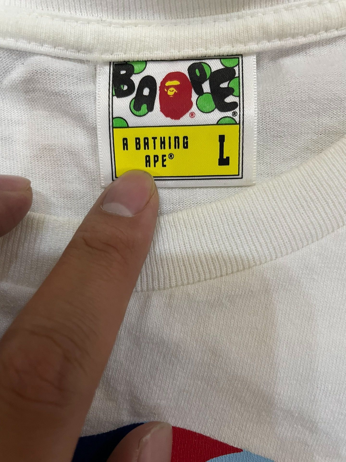 Bape A BATHING APE Camo Ape Head T-Shirt Size L Size US L / EU 52-54 / 3 - 4 Thumbnail