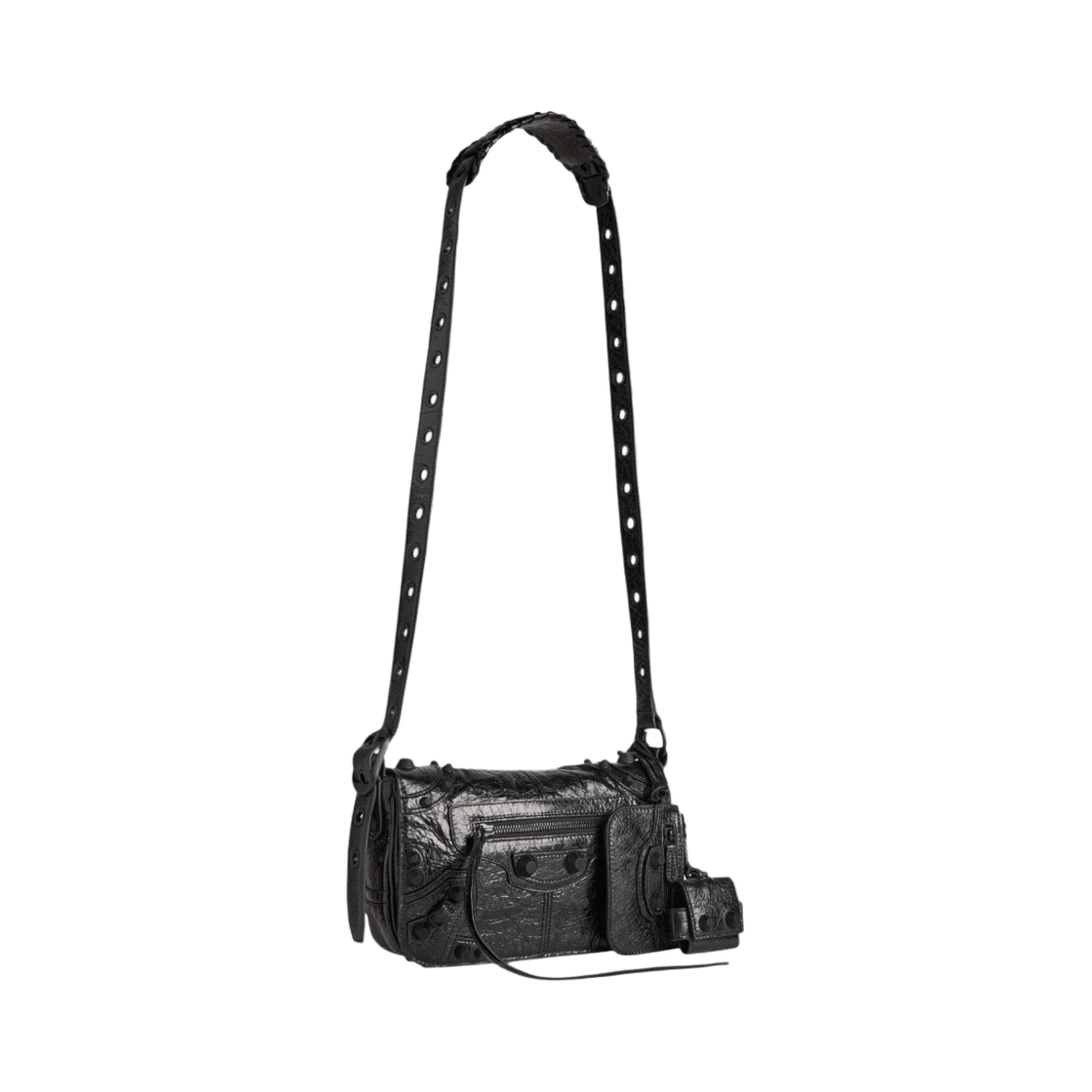 Balenciaga le cagole xs flap bag in arena lambskin black Size ONE SIZE - 2 Thumbnail