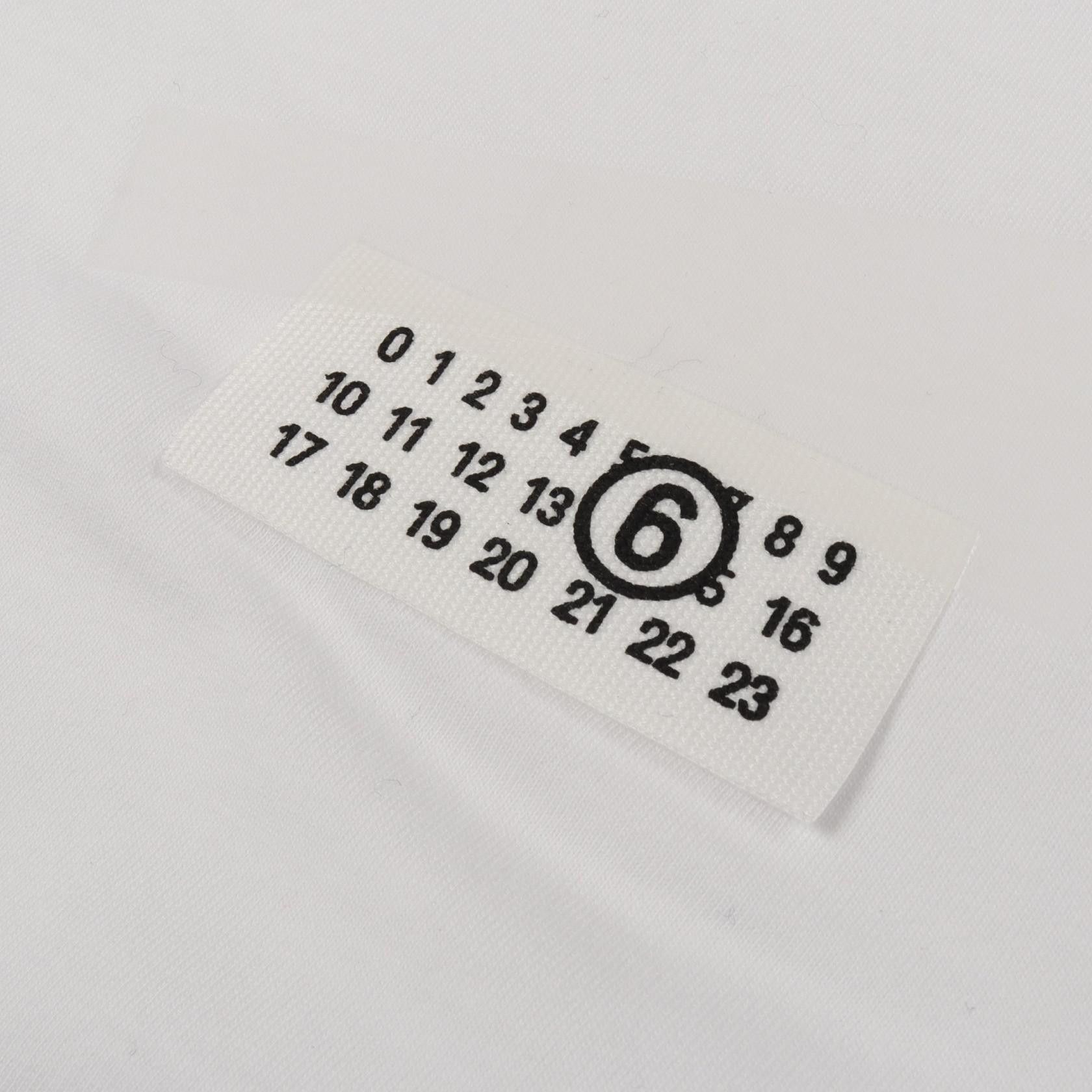 Maison Margiela MM6 Maison Margiela MM6 Tape Label Cotton T Shirt Textile T-Shirts S62GD0210M20115100S DUTY FREE for USA Size ONE SIZE - 5 Thumbnail