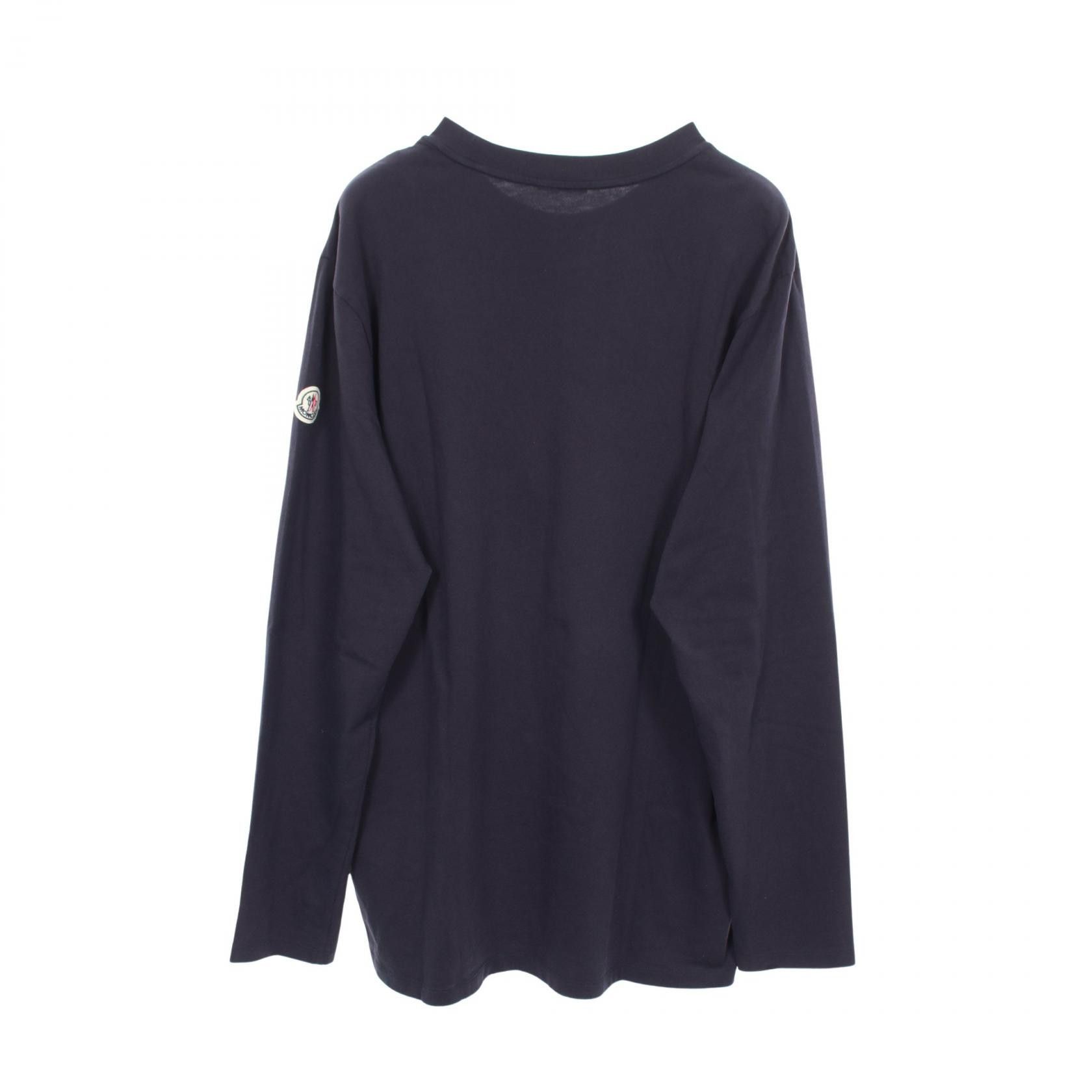 Moncler Moncler Moncler Cotton Long Sleeve Top Textile T-Shirts I10918D00002 DUTY FREE for USA Size ONE SIZE - 2 Thumbnail