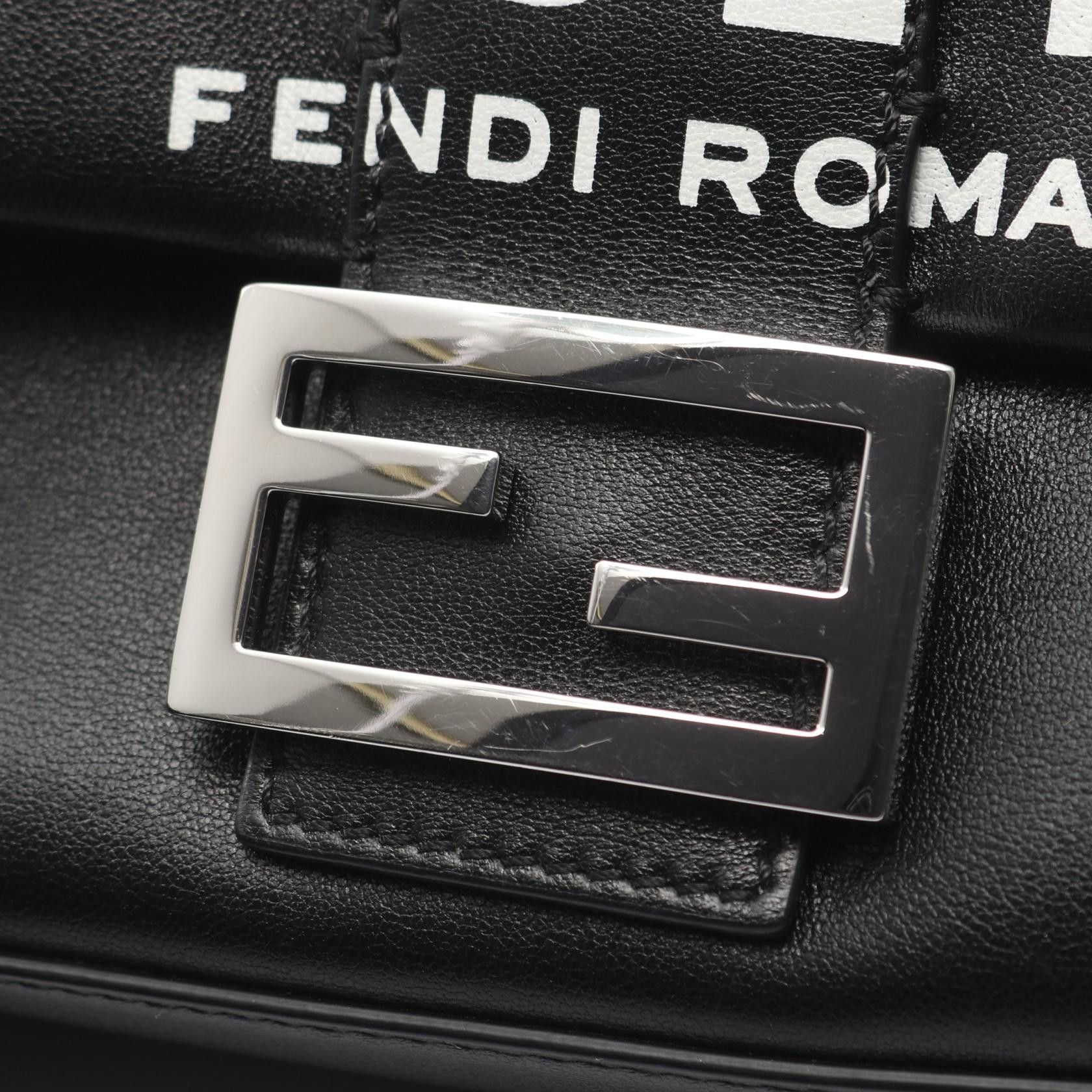 Fendi Fendi Fendi FENDI × MARC JACOBS Mamma Baguette Leather Shoulder Bag Leather Handbag 8BR600 DUTY FREE for USA Size ONE SIZE - 6 Thumbnail