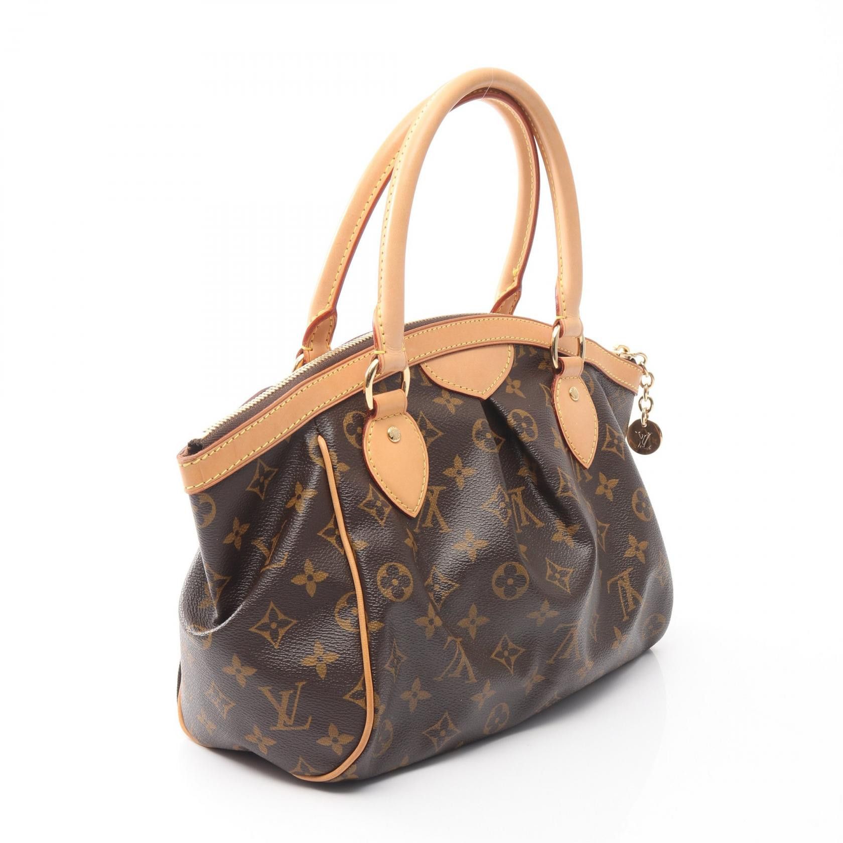 Louis Vuitton Louis Vuitton Louis Vuitton Tivoli PM Monogram Handbag Textile Handbag M40143 DUTY FREE for USA Size ONE SIZE - 2 Thumbnail