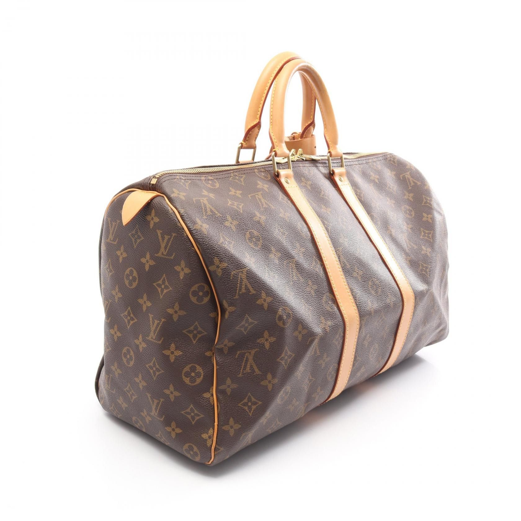 Louis Vuitton Louis Vuitton Louis Vuitton Keepall Boston Bag Monogram Coated Canvas Textile Travel Bag M41428 DUTY FREE for USA Size ONE SIZE - 2 Thumbnail