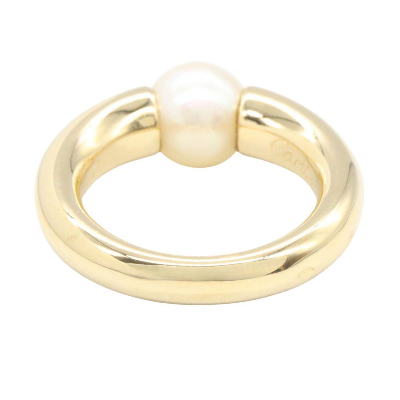 Cartier Cartier Cartier Akoya Pearl Au750 Ring Size 51 Precious Metal Ring DUTY FREE for USA Size ONE SIZE - 3 Thumbnail