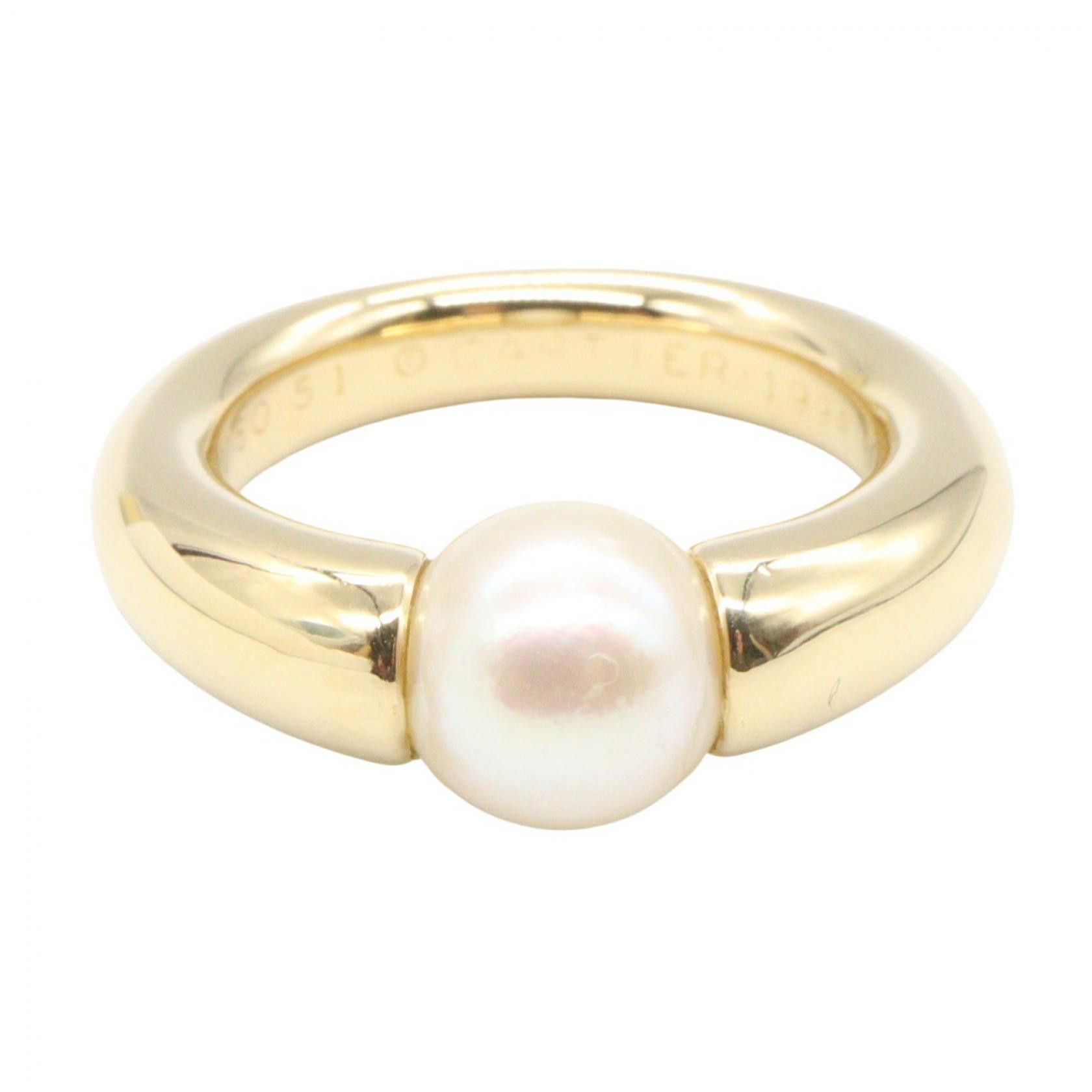 Cartier Cartier Cartier Akoya Pearl Au750 Ring Size 51 Precious Metal Ring DUTY FREE for USA Size ONE SIZE - 2 Thumbnail