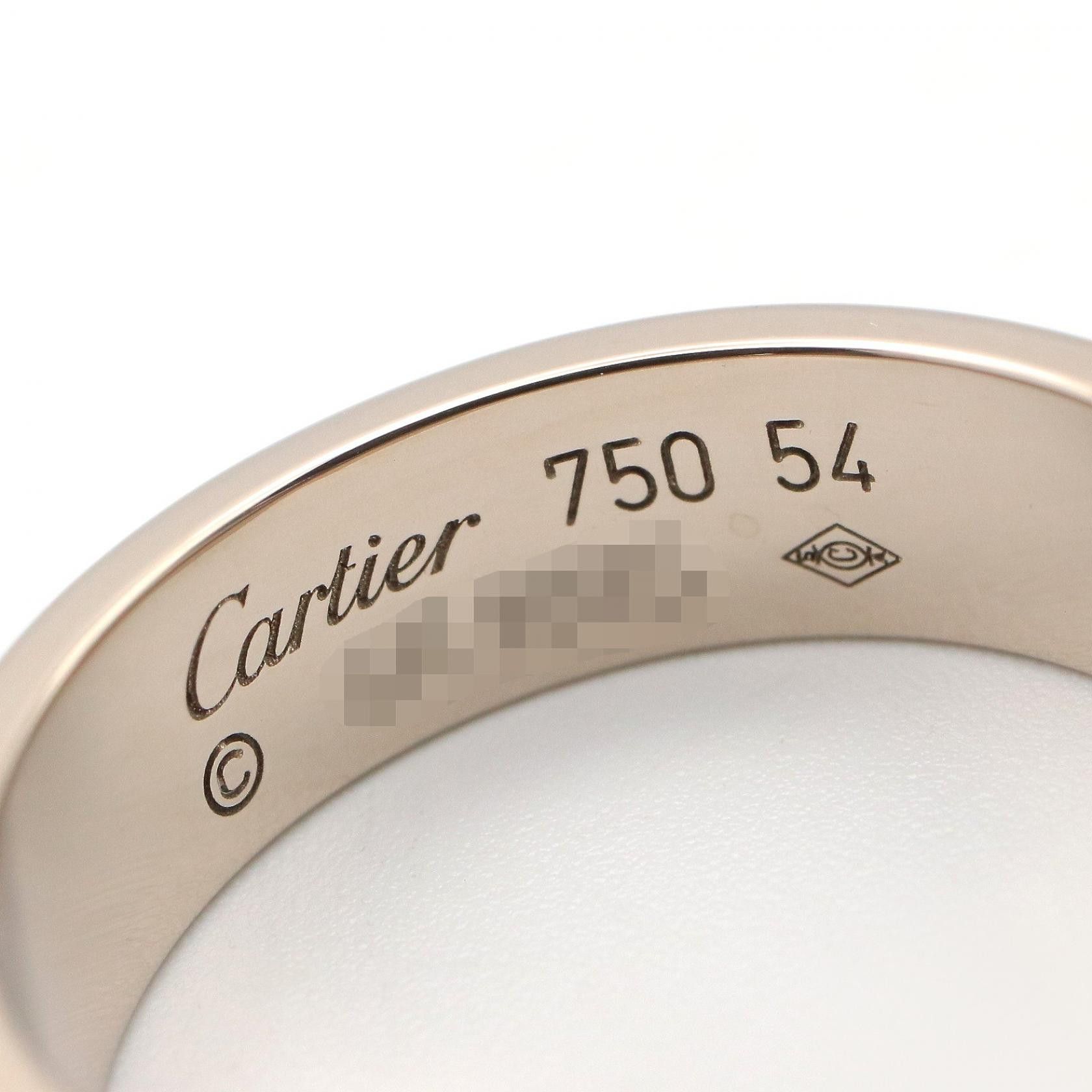 Cartier Cartier Cartier Love Au750 Ring Size 13.5 Precious Metal Ring DUTY FREE for USA Size ONE SIZE - 4 Thumbnail