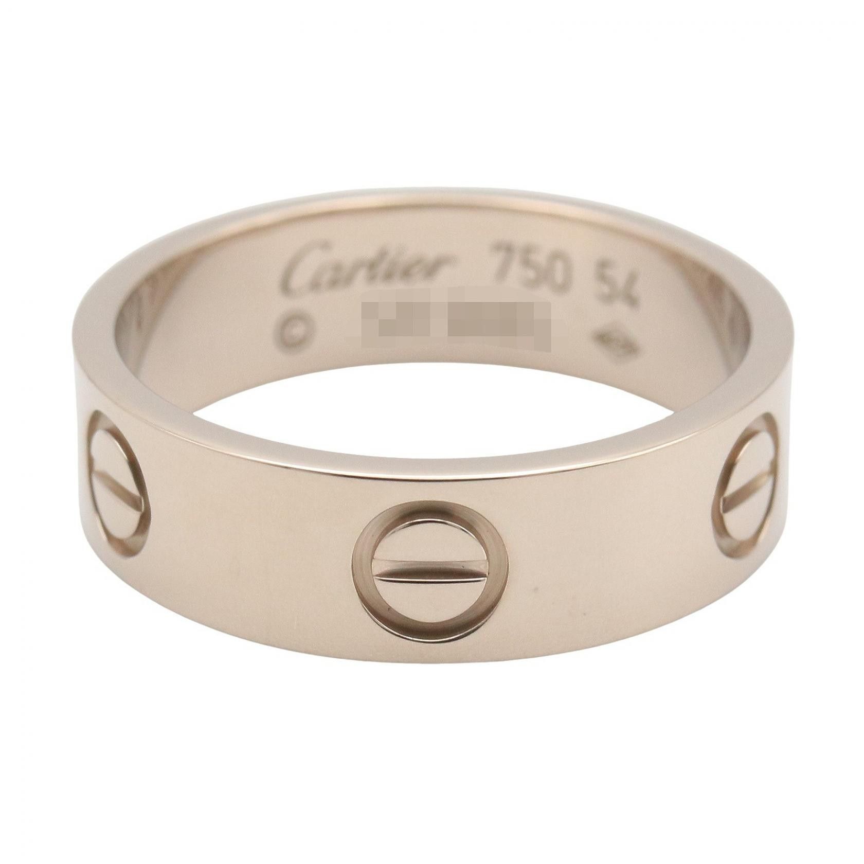 Cartier Cartier Cartier Love Au750 Ring Size 13.5 Precious Metal Ring DUTY FREE for USA Size ONE SIZE - 3 Thumbnail
