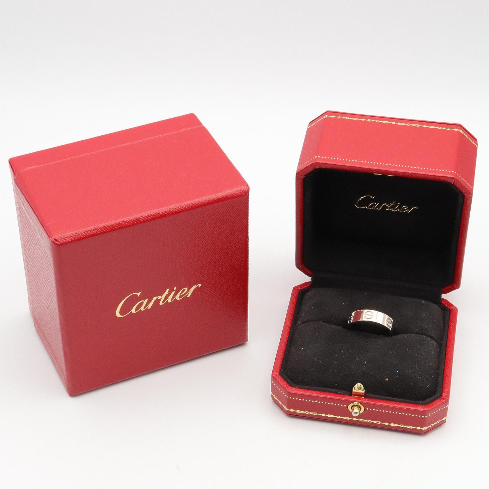 Cartier Cartier Cartier Love Au750 Ring Size 13.5 Precious Metal Ring DUTY FREE for USA Size ONE SIZE - 8 Thumbnail