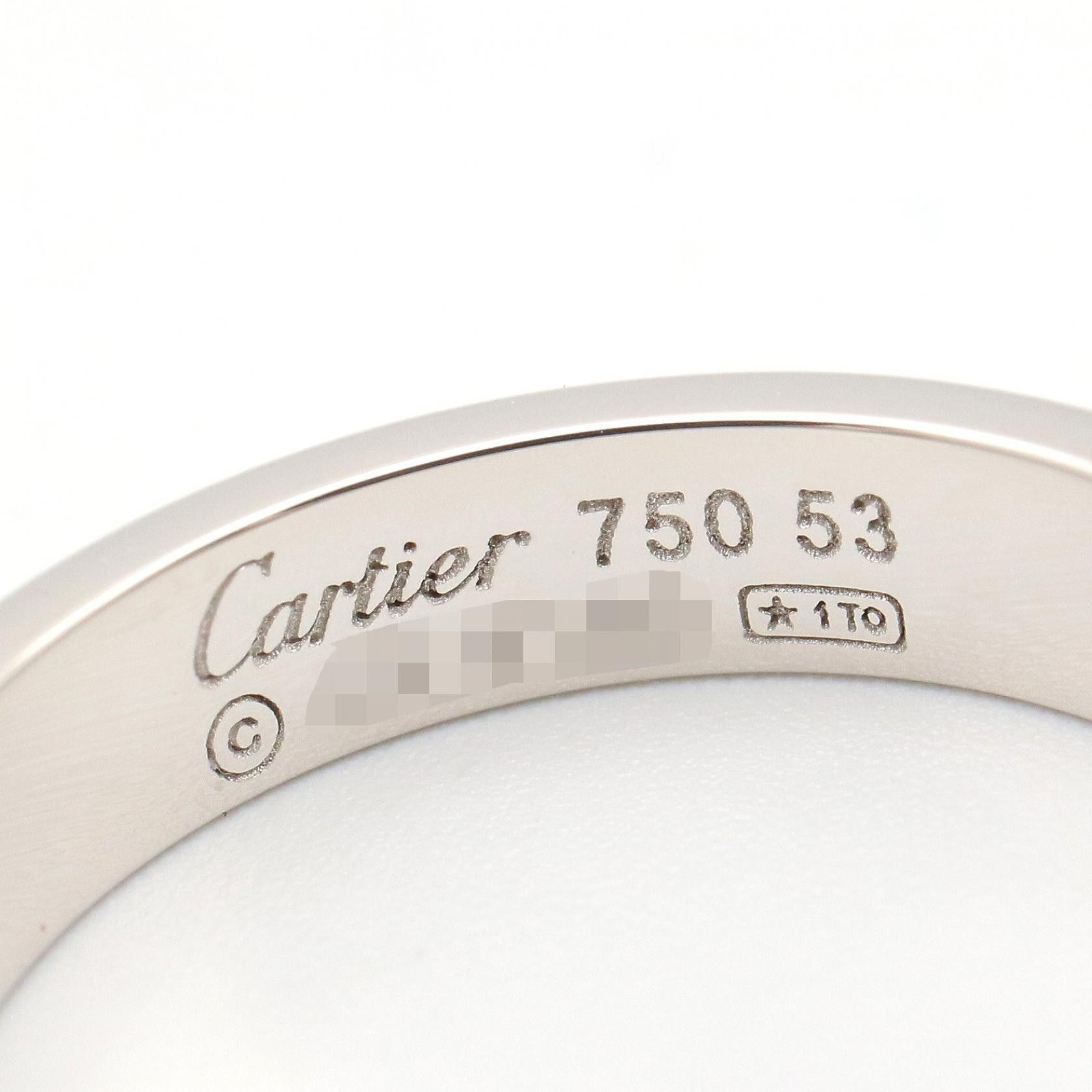 Cartier Cartier Cartier Happy Birthday Au750 White Gold Ring Size 12.5 Precious Metal Ring DUTY FREE for USA Size ONE SIZE - 4 Thumbnail