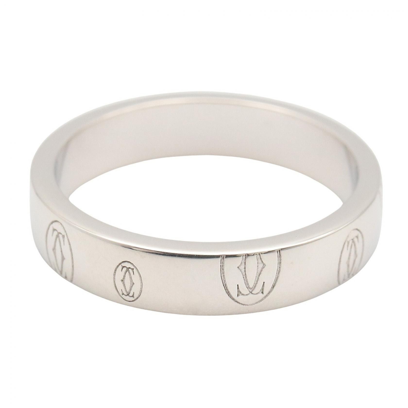Cartier Cartier Cartier Happy Birthday Au750 White Gold Ring Size 12.5 Precious Metal Ring DUTY FREE for USA Size ONE SIZE - 2 Thumbnail
