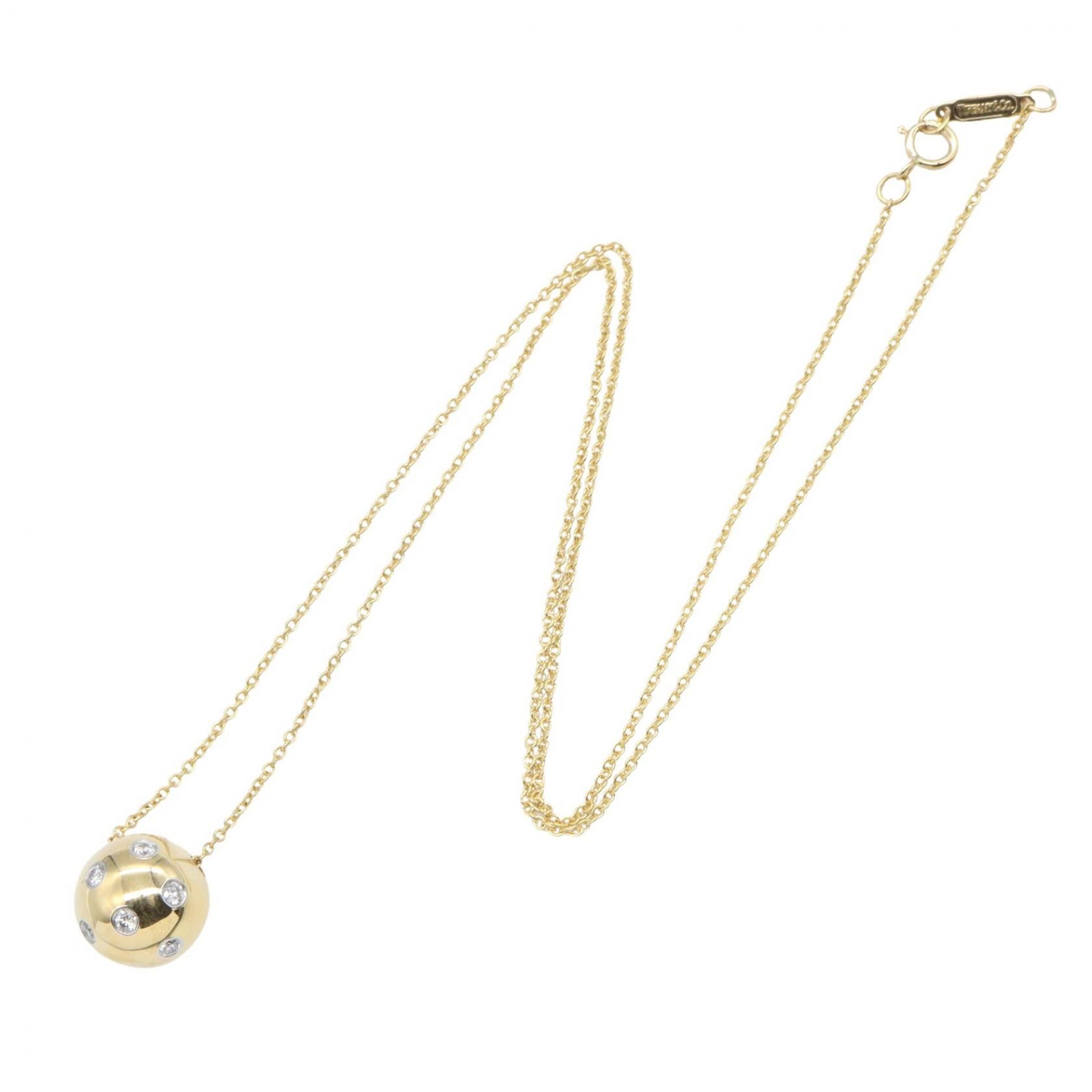 Tiffany & Co. Tiffany & Co. Tiffany & Co. Dots Ball Diamond Au750 Pt950 Necklace Precious Metal Necklace DUTY FREE for USA Size ONE SIZE - 2 Thumbnail