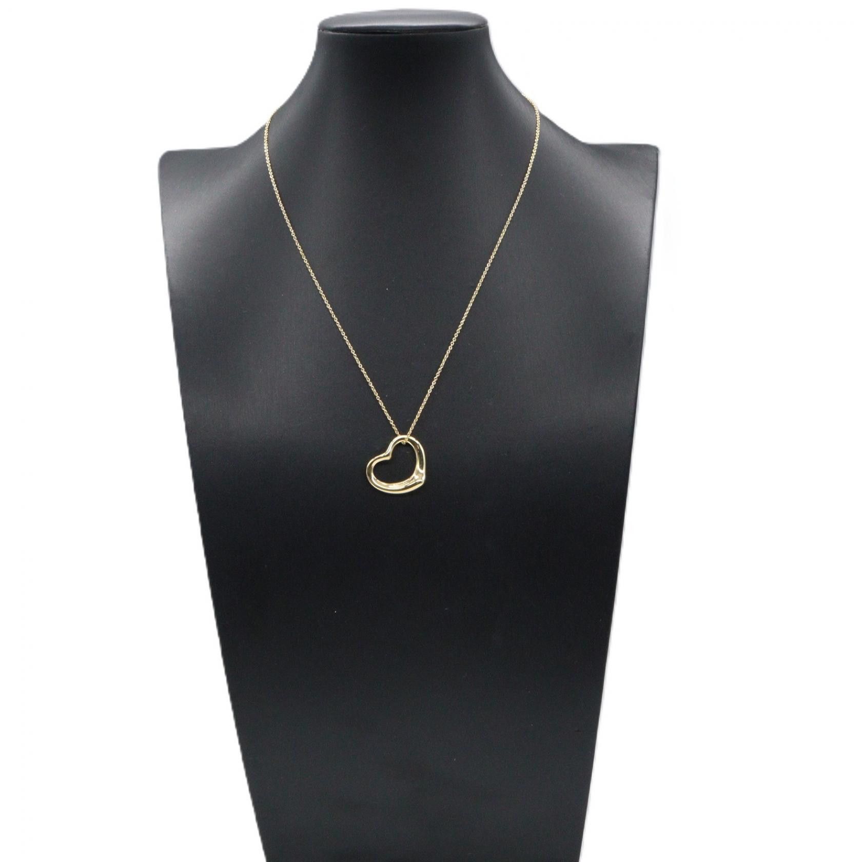 Tiffany & Co. Tiffany & Co. Tiffany & Co. Open Heart Au750 Necklace Precious Metal Necklace DUTY FREE for USA Size ONE SIZE - 6 Thumbnail
