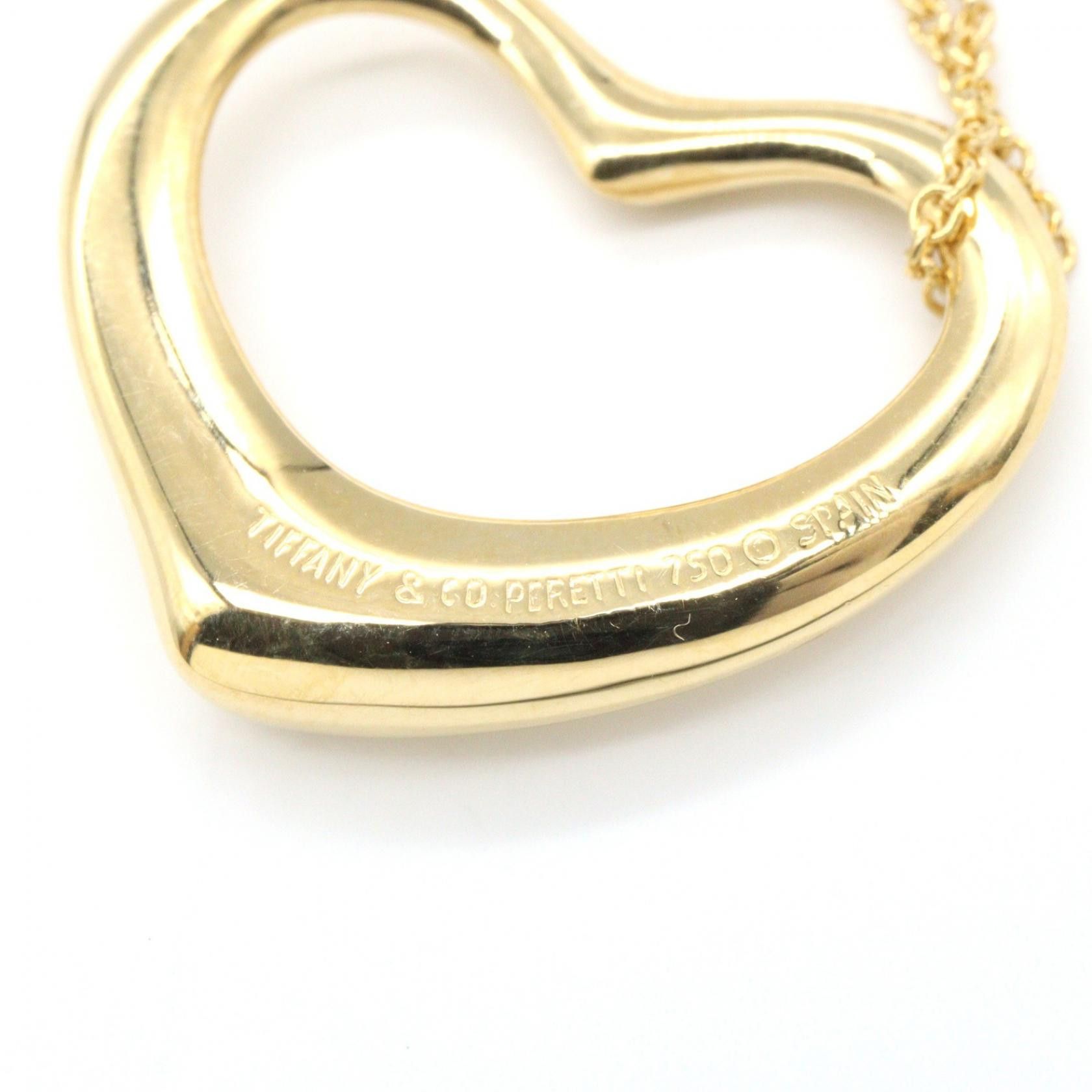 Tiffany & Co. Tiffany & Co. Tiffany & Co. Open Heart Au750 Necklace Precious Metal Necklace DUTY FREE for USA Size ONE SIZE - 5 Thumbnail