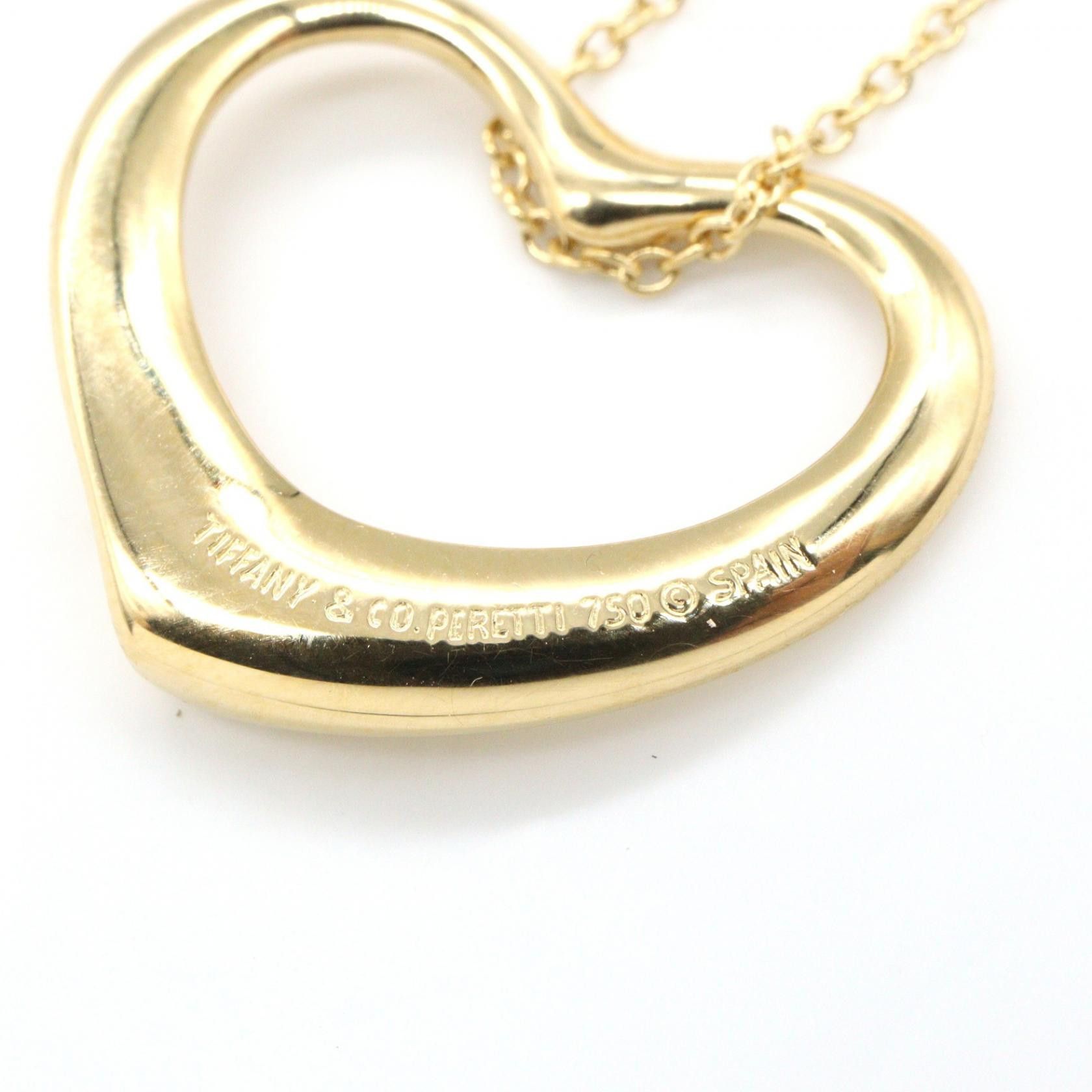 Tiffany & Co. Tiffany & Co. Tiffany & Co. Open Heart Au750 Necklace Precious Metal Necklace DUTY FREE for USA Size ONE SIZE - 5 Thumbnail