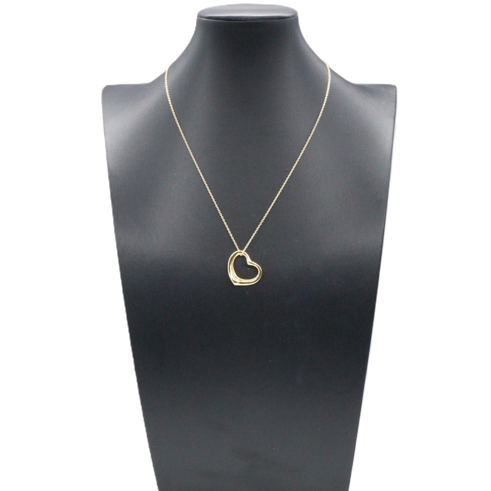 Tiffany & Co. Tiffany & Co. Tiffany & Co. Open Heart Au750 Necklace Precious Metal Necklace DUTY FREE for USA Size ONE SIZE - 6 Thumbnail