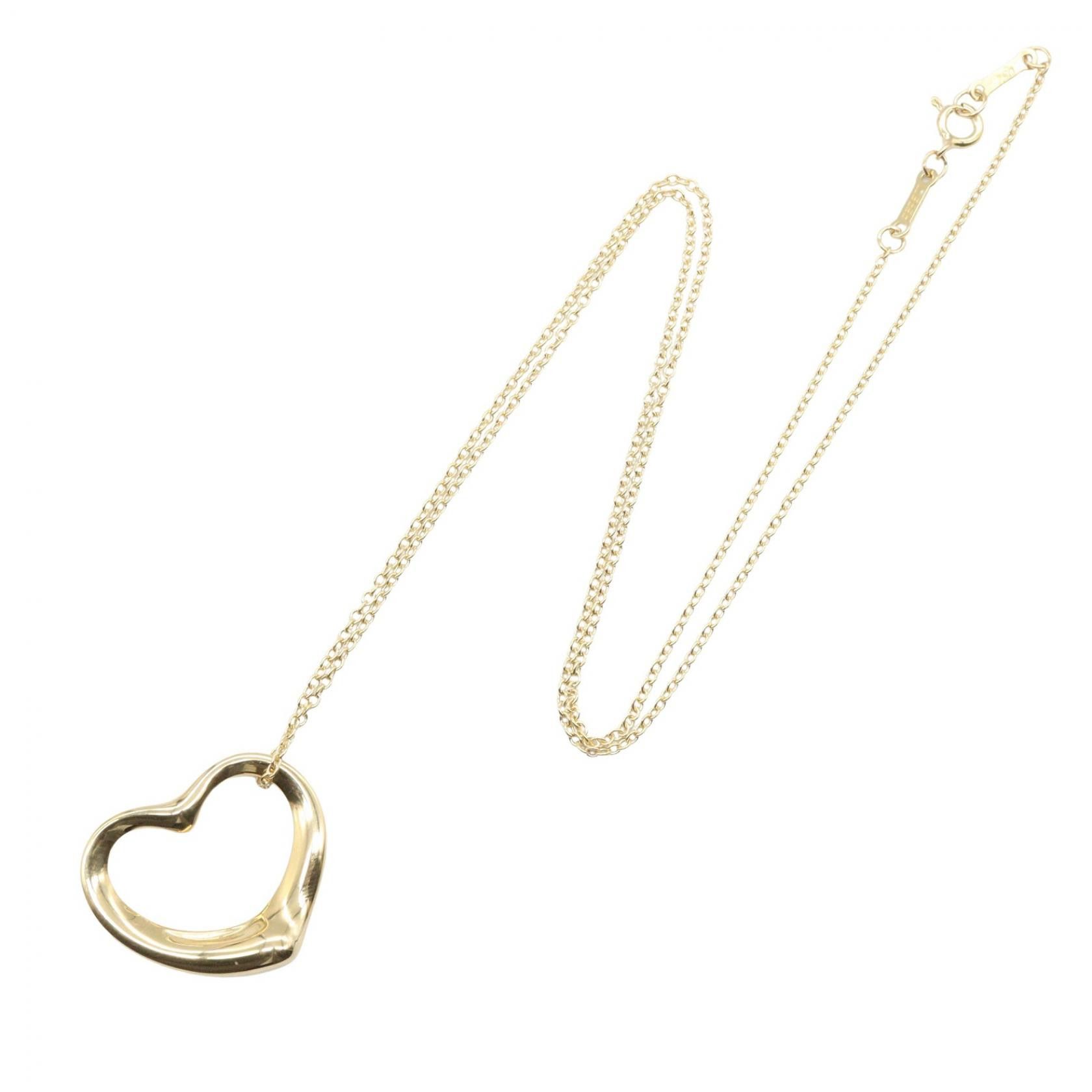Tiffany & Co. Tiffany & Co. Tiffany & Co. Open Heart Au750 Necklace Precious Metal Necklace DUTY FREE for USA Size ONE SIZE - 2 Thumbnail