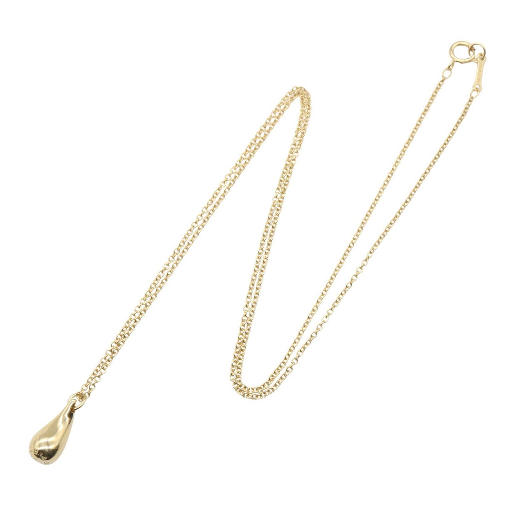 Tiffany & Co. Tiffany & Co. Tiffany & Co. Teardrop Au750 Necklace Precious Metal Necklace DUTY FREE for USA Size ONE SIZE - 2 Thumbnail