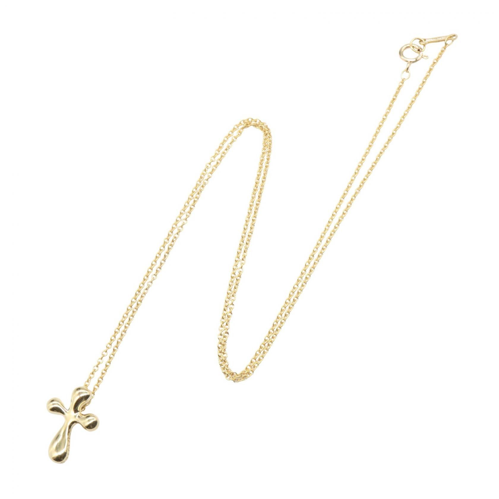 Tiffany & Co. Tiffany & Co. Tiffany & Co. Cross Au750 Necklace Precious Metal Necklace DUTY FREE for USA Size ONE SIZE - 2 Thumbnail