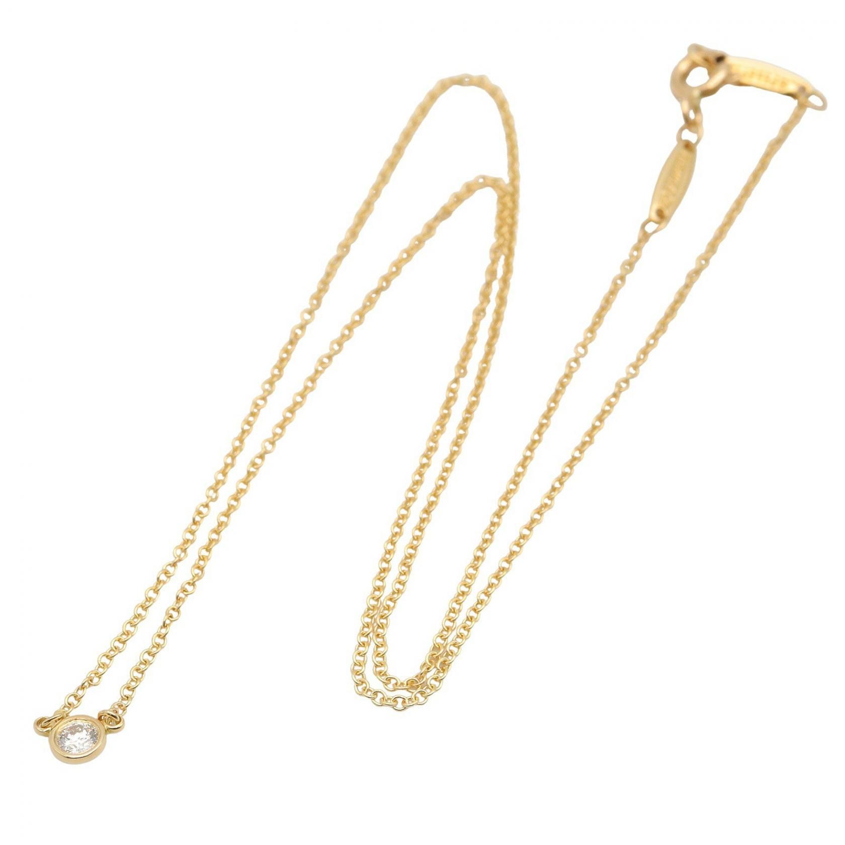 Tiffany & Co. Tiffany & Co. Tiffany＆Co By The Yard Au750 Diamond Necklace Precious Metal Necklace DUTY FREE for USA Size ONE SIZE - 2 Thumbnail