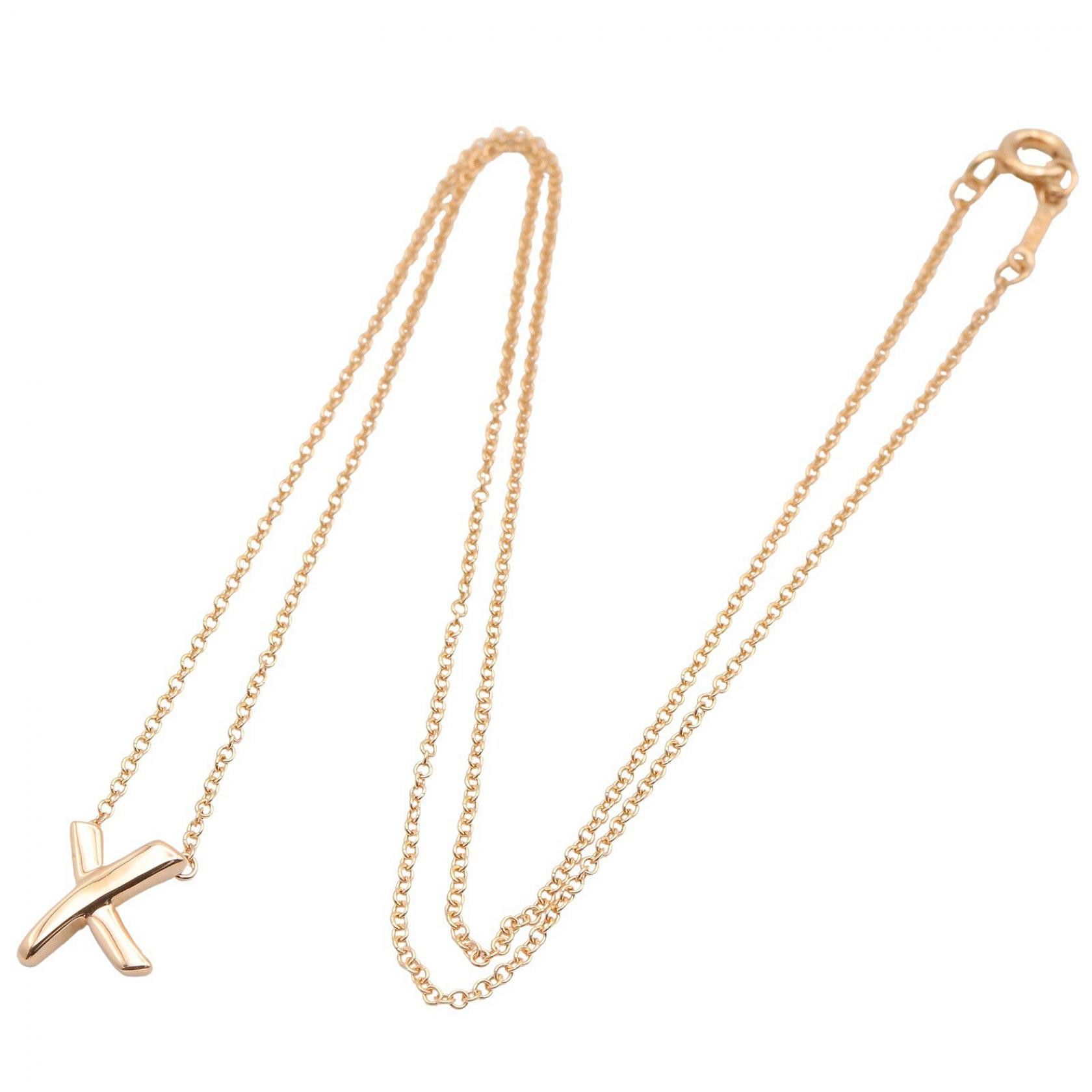 Tiffany & Co. Tiffany & Co. Tiffany & Co. Kiss Au750 Necklace Precious Metal Necklace DUTY FREE for USA Size ONE SIZE - 2 Thumbnail