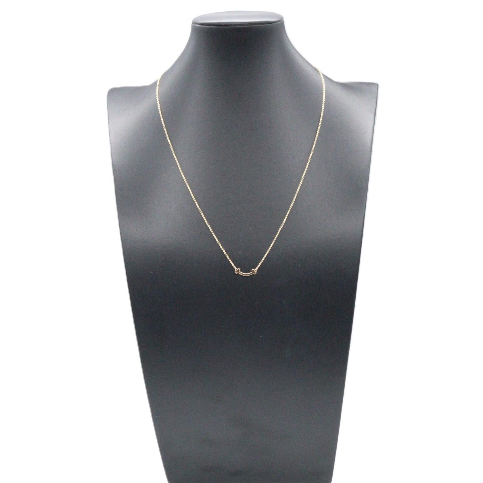 Tiffany & Co. Tiffany & Co. Tiffany & Co. T Smile Mini Au750 Necklace Precious Metal Necklace 62617721 DUTY FREE for USA Size ONE SIZE - 5 Thumbnail