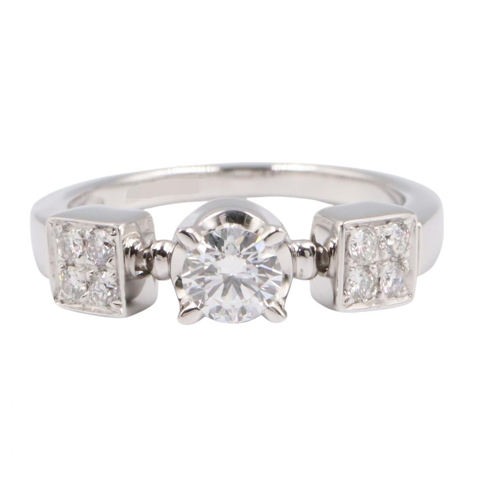 Bvlgari Bvlgari Bvlgari Lucia Au750 Diamond Ring Size 9.5 Precious Metal Ring DUTY FREE for USA Size ONE SIZE - 2 Thumbnail