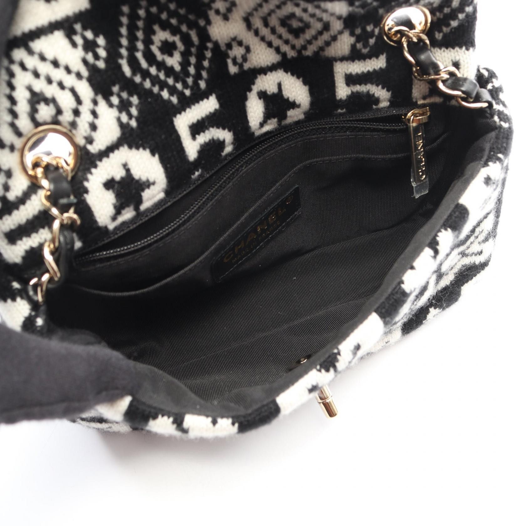Chanel Chanel Chanel Coco Neige Wool Shoulder Bag Textile Shoulder Bag DUTY FREE for USA Size ONE SIZE - 3 Thumbnail