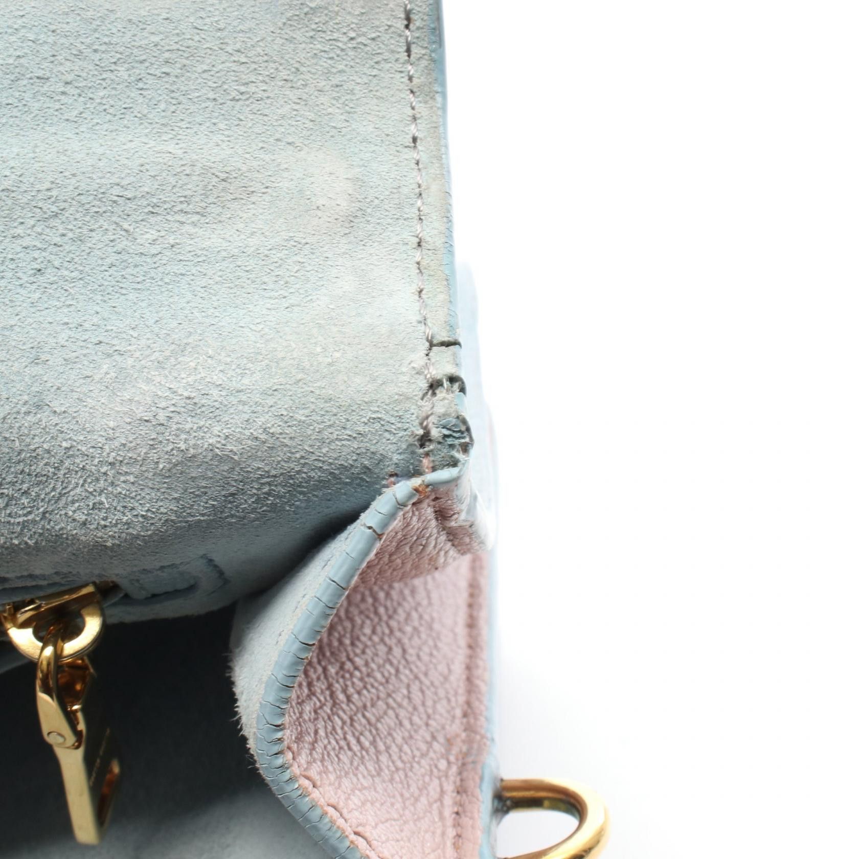 Miu Miu Miu Miu Miu Miu MADRAS Leather 2way Handbag Leather Handbag DUTY FREE for USA Size ONE SIZE - 5 Thumbnail
