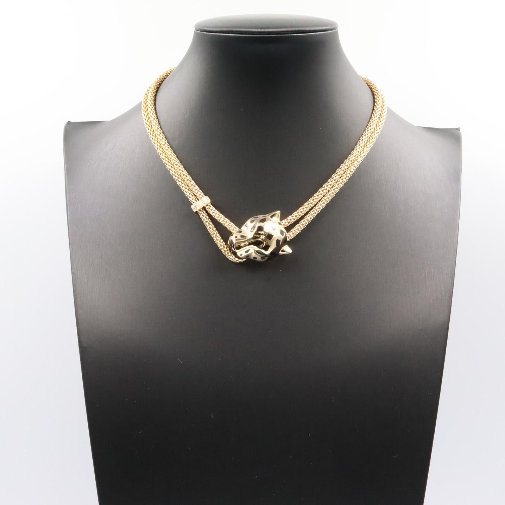 Cartier Cartier Cartier Panthere de Cartier Au750 Diamond Tsavorite Onyx Necklace Precious Metal Necklace N7408338 DUTY FREE for USA Size ONE SIZE - 8 Thumbnail