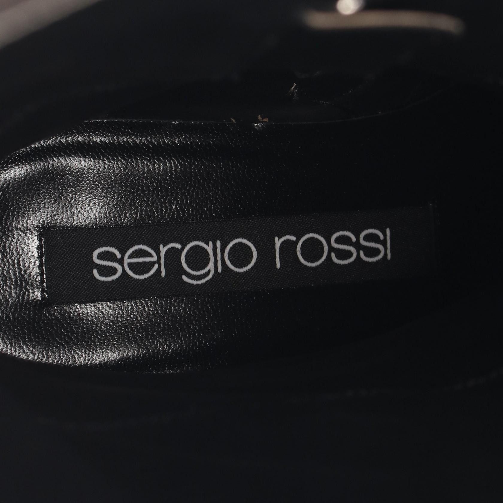 Other Other Sergio Rossi SR NORA Leather Boots Leather Shoes SRNORA DUTY FREE for USA Size ONE SIZE - 6 Thumbnail