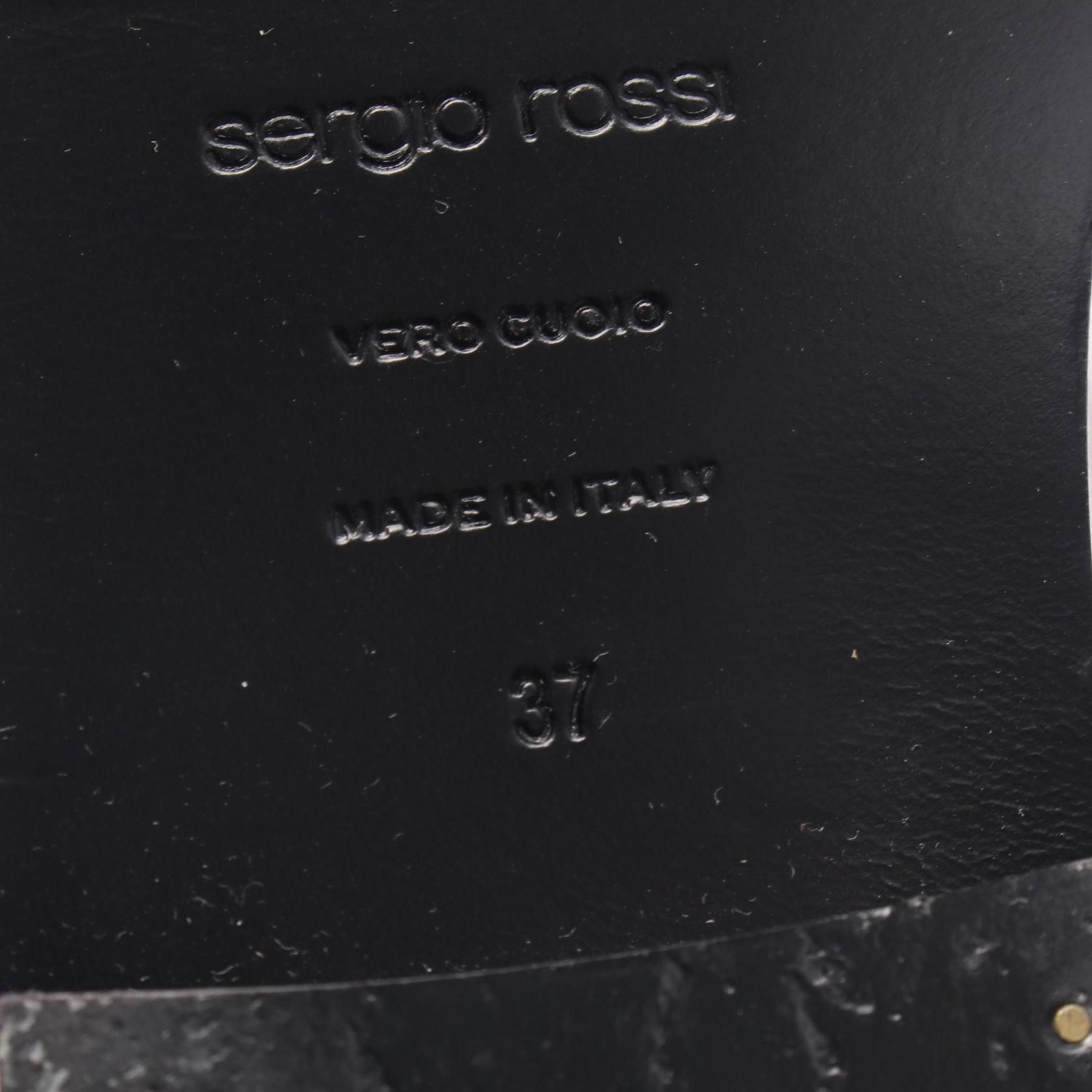 Other Other Sergio Rossi SR NORA Leather Boots Leather Shoes SRNORA DUTY FREE for USA Size ONE SIZE - 5 Thumbnail