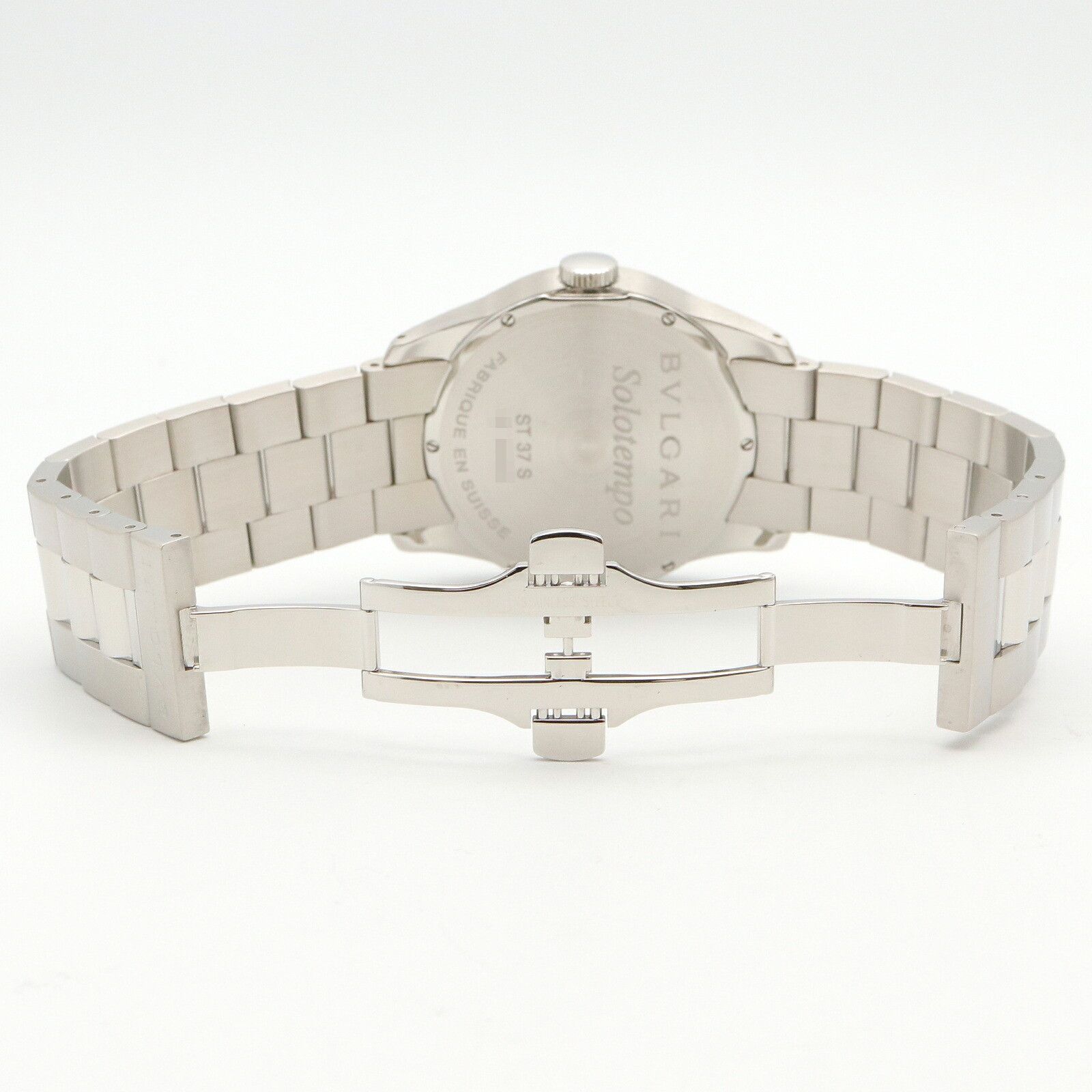 Bvlgari Bvlgari Bvlgari Solo Tempo Stainless Steel Watch Metal Quartz ST37S DUTY FREE for USA Size ONE SIZE - 4 Thumbnail