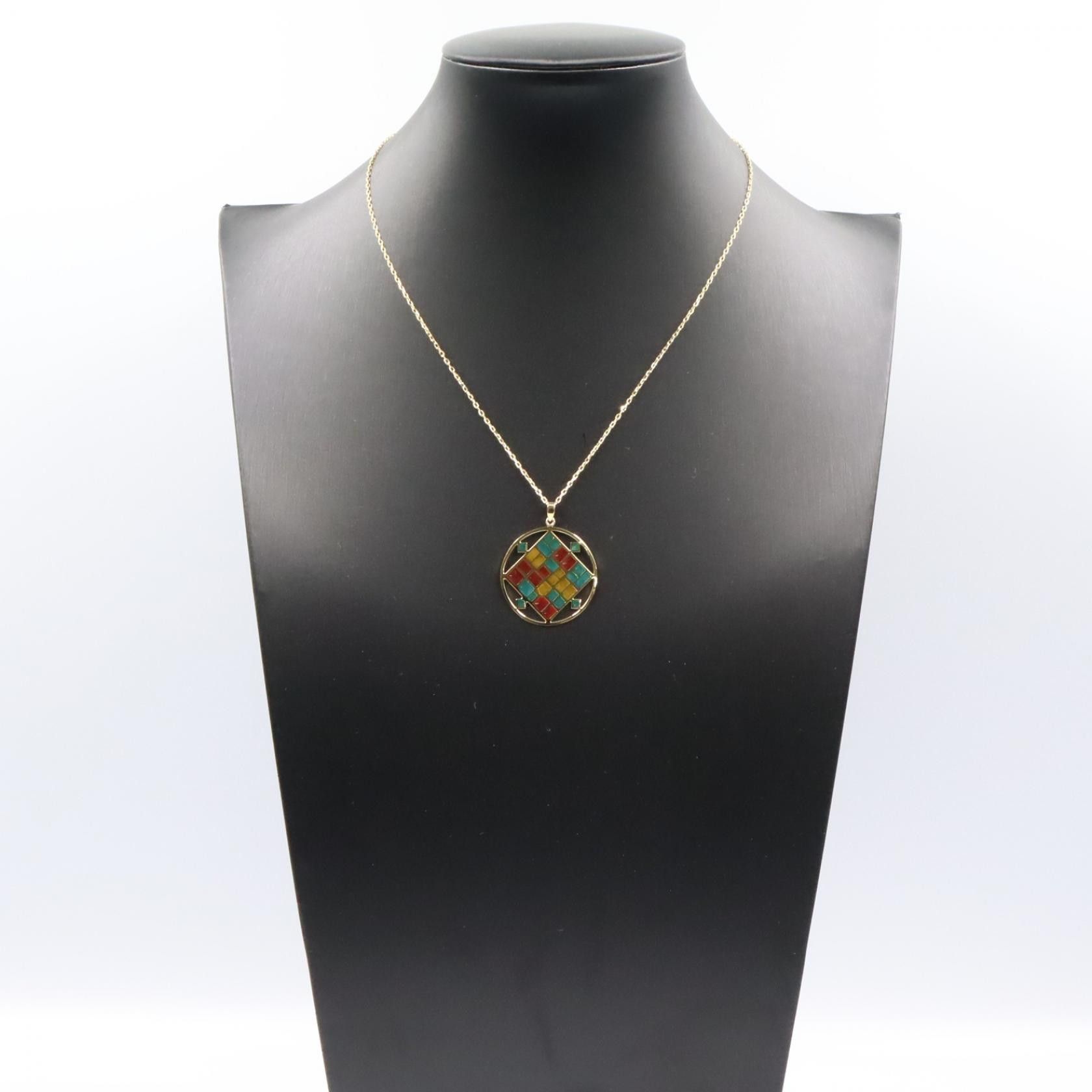 Mikimoto Mikimoto Mikimoto Enamel Au750 Necklace Precious Metal Necklace DUTY FREE for USA Size ONE SIZE - 5 Thumbnail