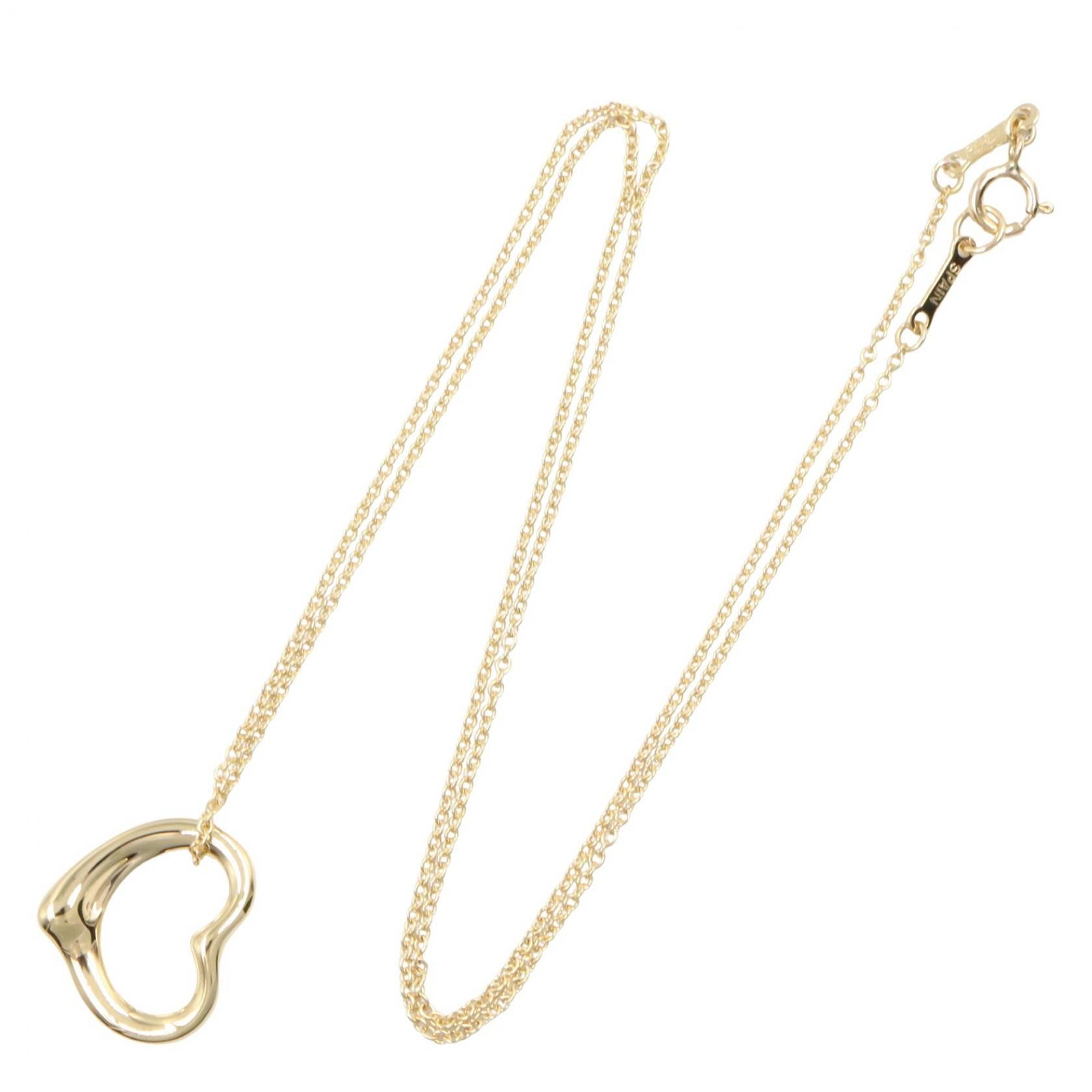 Tiffany & Co. Tiffany & Co. Tiffany & Co. Open Heart Au750 Necklace Precious Metal Necklace DUTY FREE for USA Size ONE SIZE - 2 Thumbnail