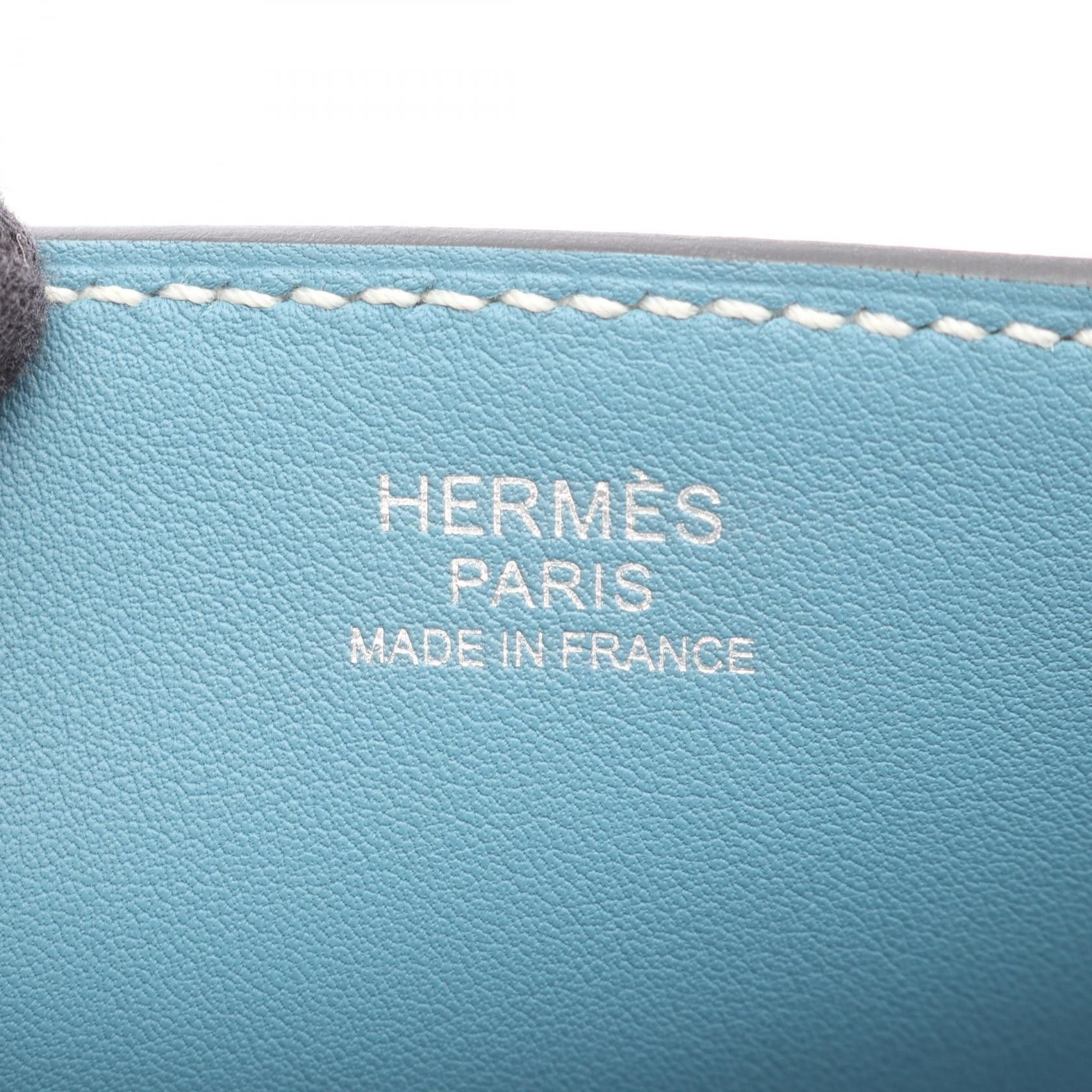 Hermes Hermes Hermes Cabas Evercolor Leather Shoulder Bag Leather Shoulder Bag Stamp W (2024) DUTY FREE for USA Size ONE SIZE - 4 Thumbnail