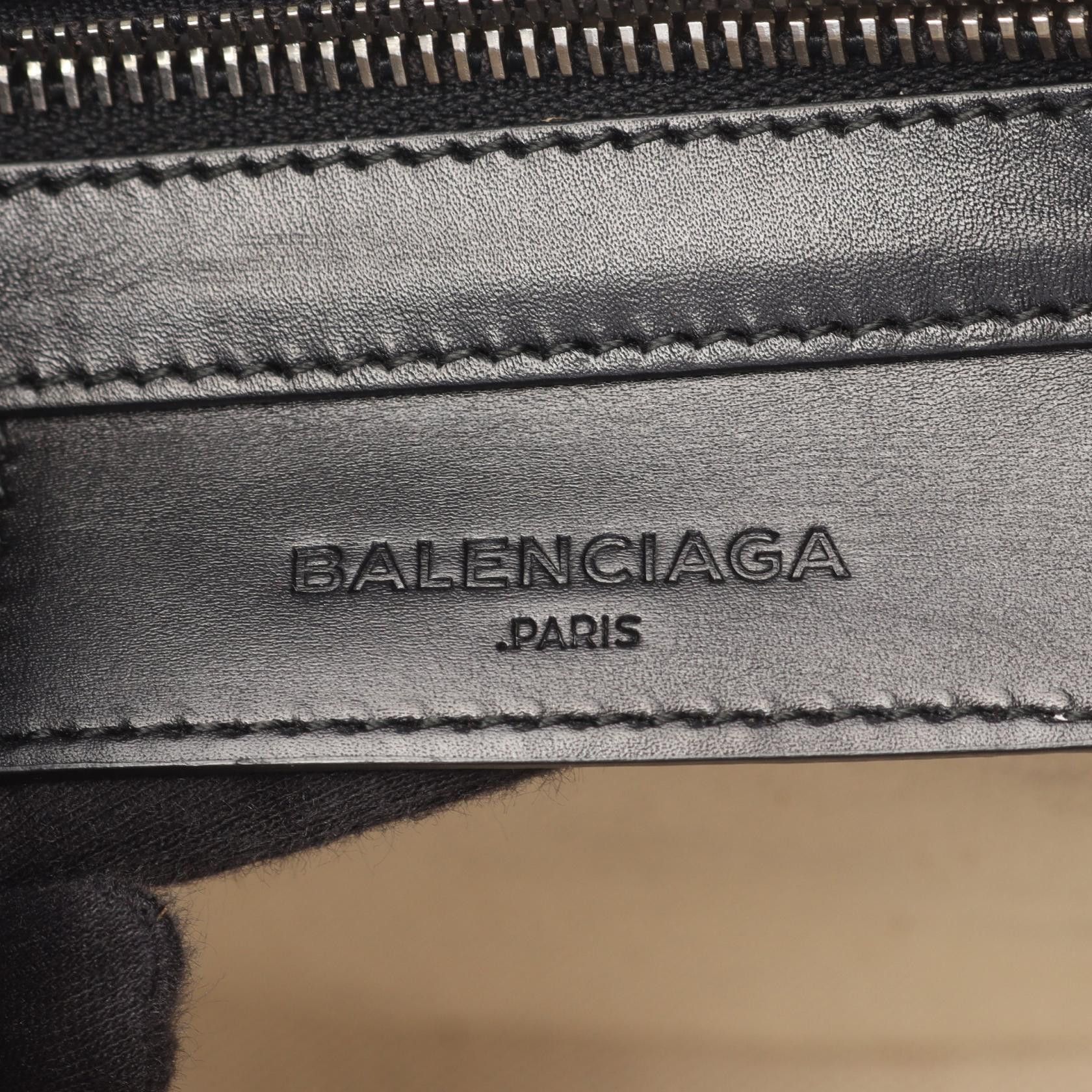 Balenciaga Balenciaga Balenciaga Marin Leather Canvas Tote Bag Leather Tote Bag 380691 DUTY FREE for USA Size ONE SIZE - 4 Thumbnail