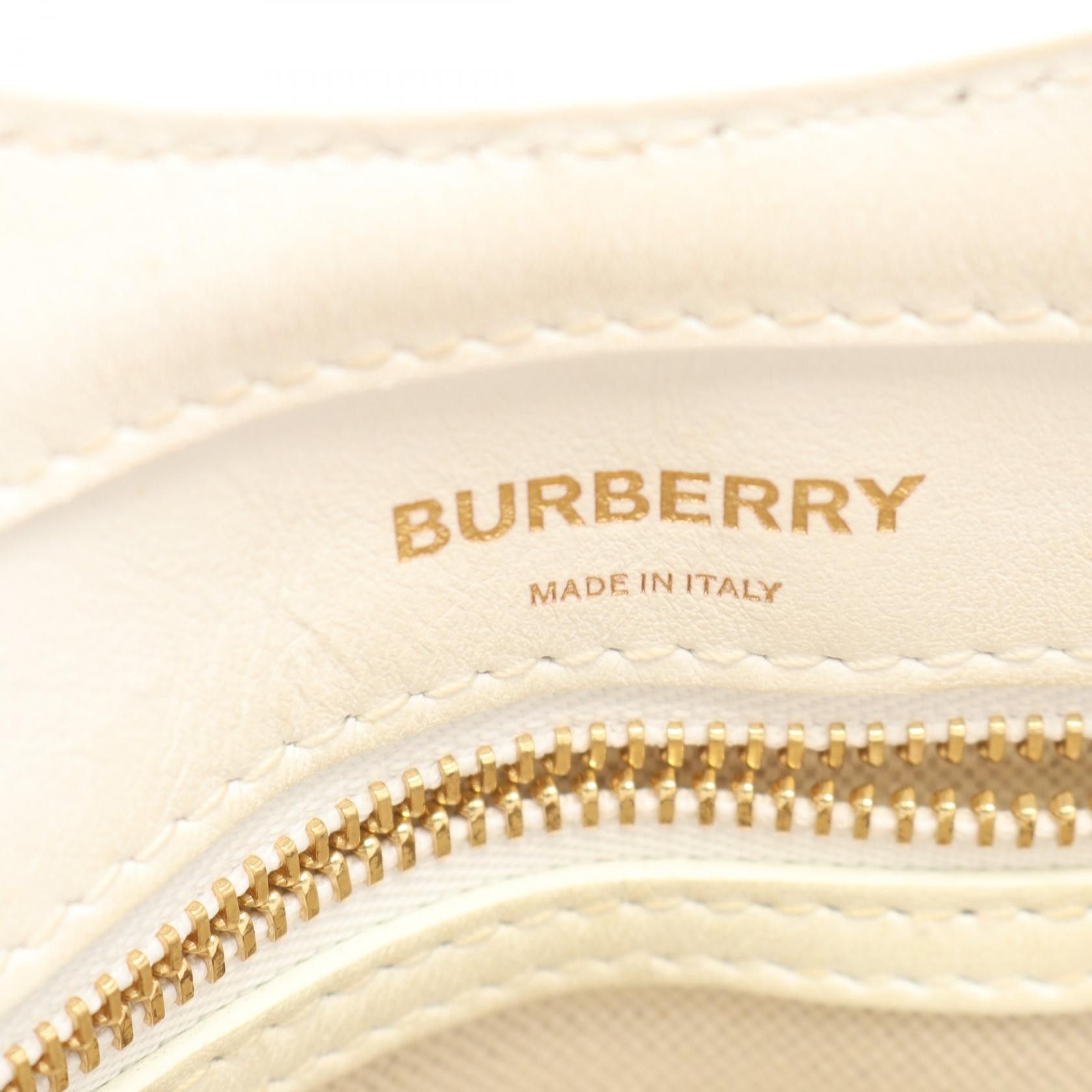 Burberry Burberry Burberry Mini Pocket Bag Leather Raffia Handbag Leather Handbag DUTY FREE for USA Size ONE SIZE - 4 Thumbnail
