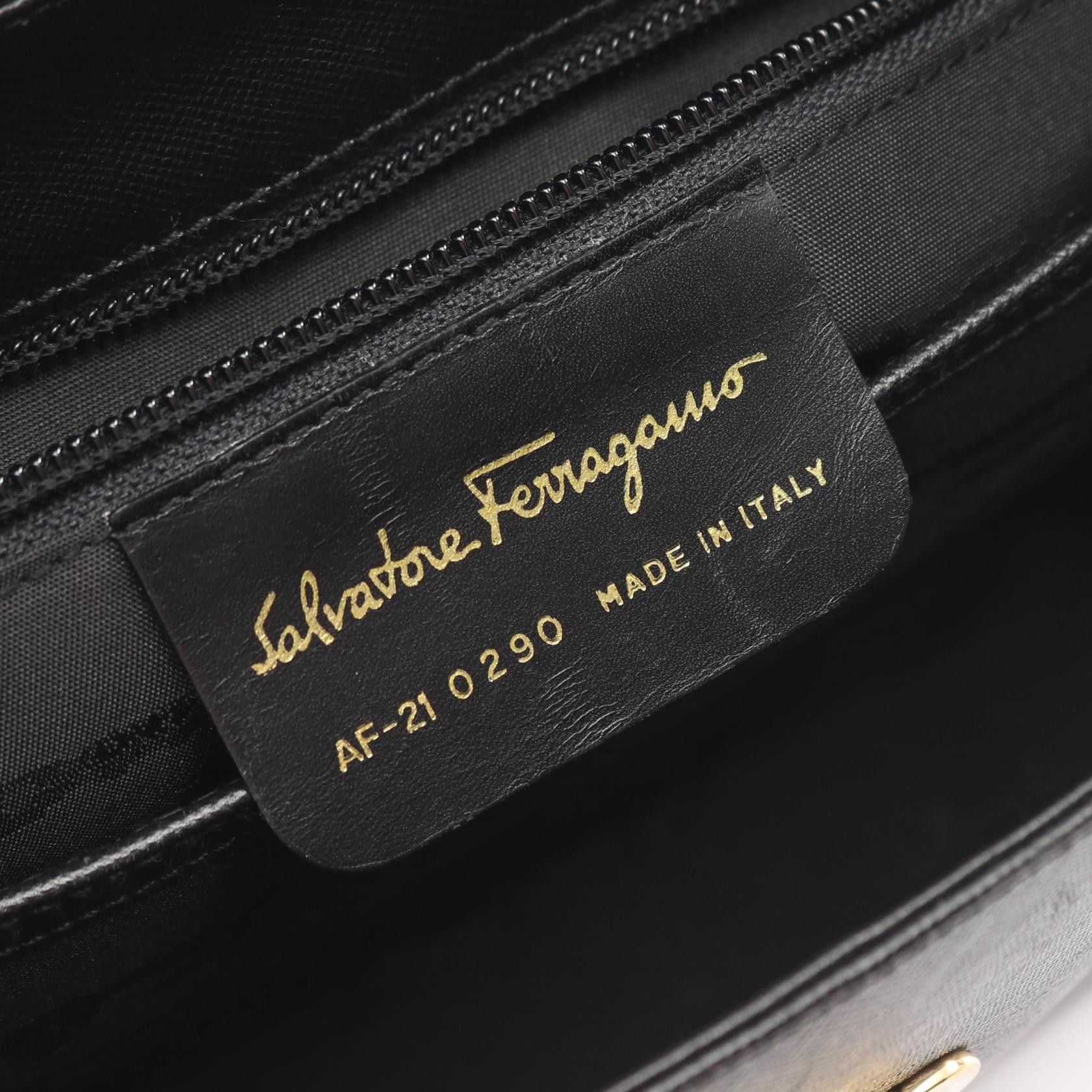 Salvatore Ferragamo Salvatore Ferragamo Salvatore Ferragamo Gancini leather 2way handbag Leather Handbag 210290 DUTY FREE for USA Size ONE SIZE - 4 Thumbnail