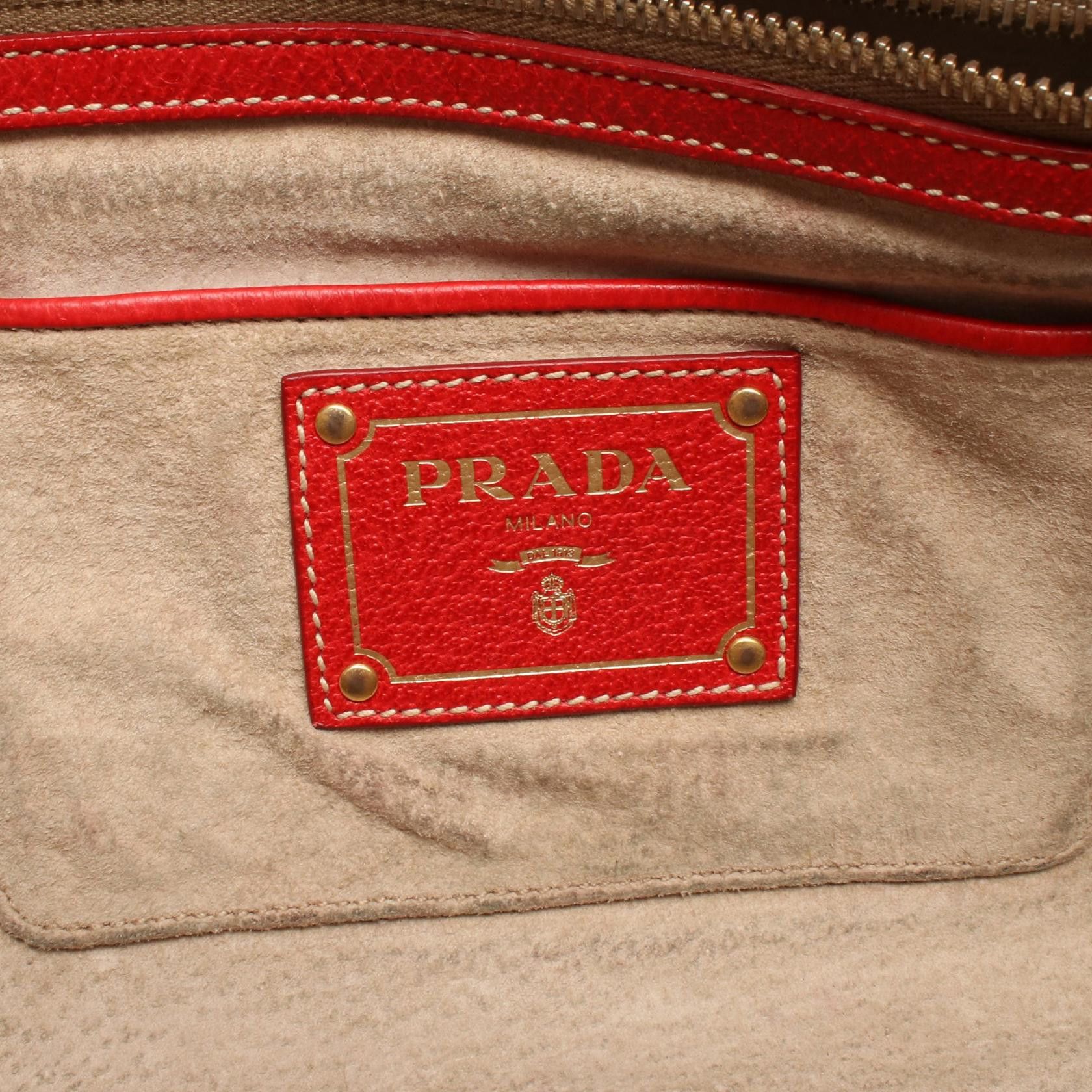 Prada Prada PRADA 2way Canvas Leather Handbag Textile Handbag BL0713 DUTY FREE for USA Size ONE SIZE - 4 Thumbnail