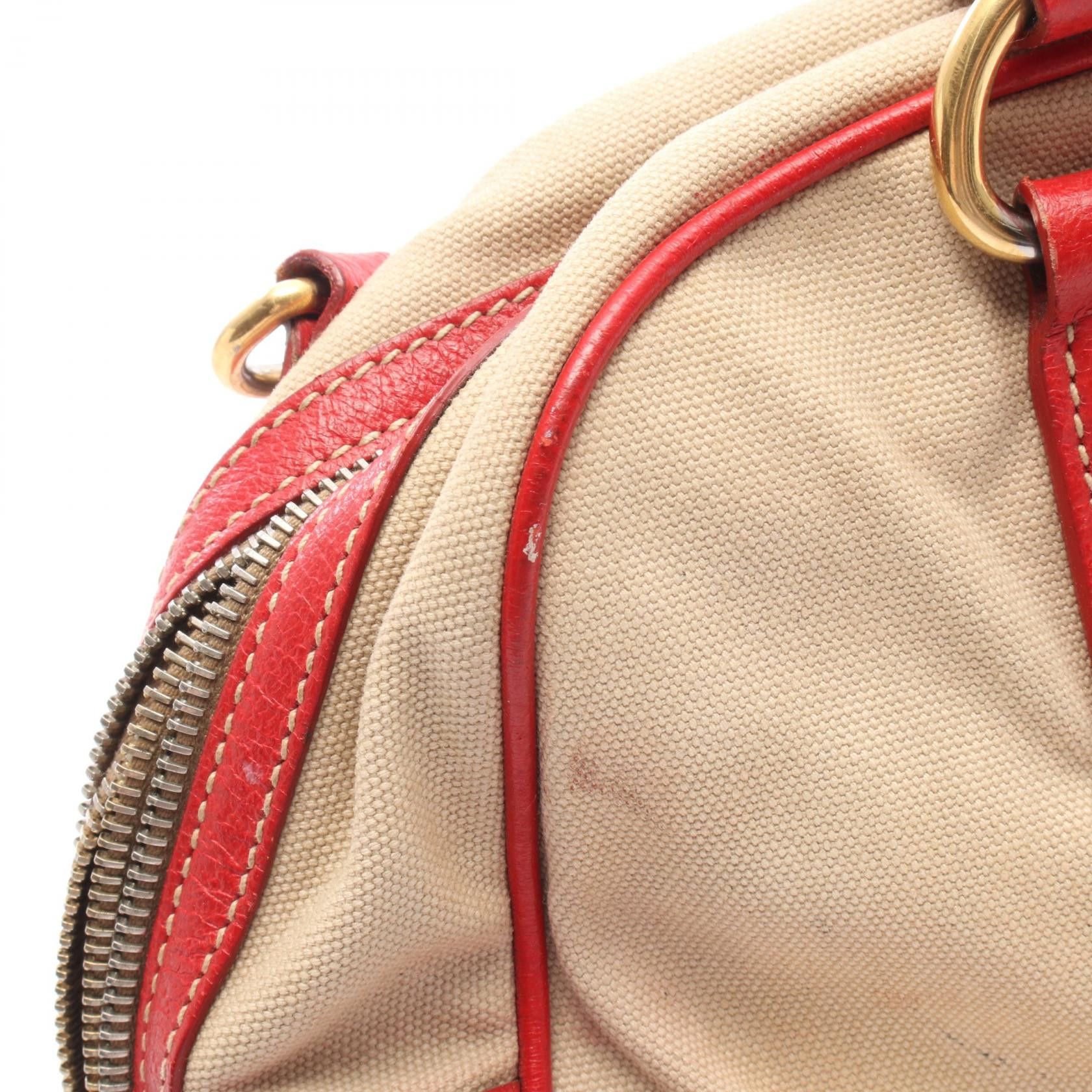 Prada Prada PRADA 2way Canvas Leather Handbag Textile Handbag BL0713 DUTY FREE for USA Size ONE SIZE - 8 Thumbnail