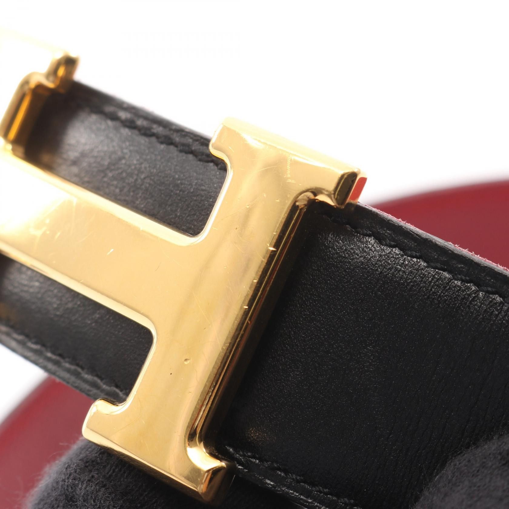 Hermes Hermes Hermes Constance H Reversible Leather Belt Leather Belt Stamp B (1998) DUTY FREE for USA Size ONE SIZE - 6 Thumbnail