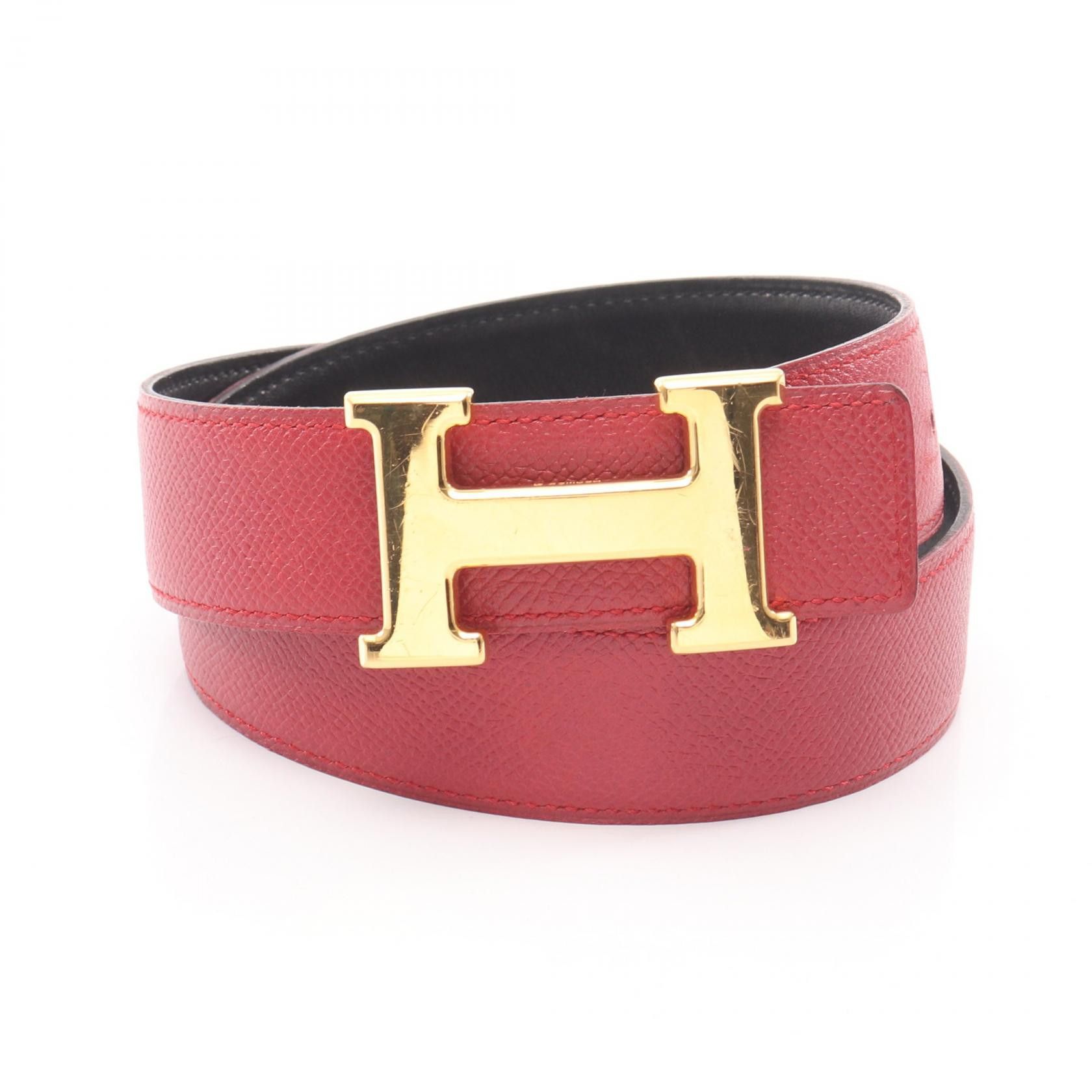 Hermes Hermes Hermes Constance H Reversible Leather Belt Leather Belt Stamp B (1998) DUTY FREE for USA Size ONE SIZE - 9 Thumbnail