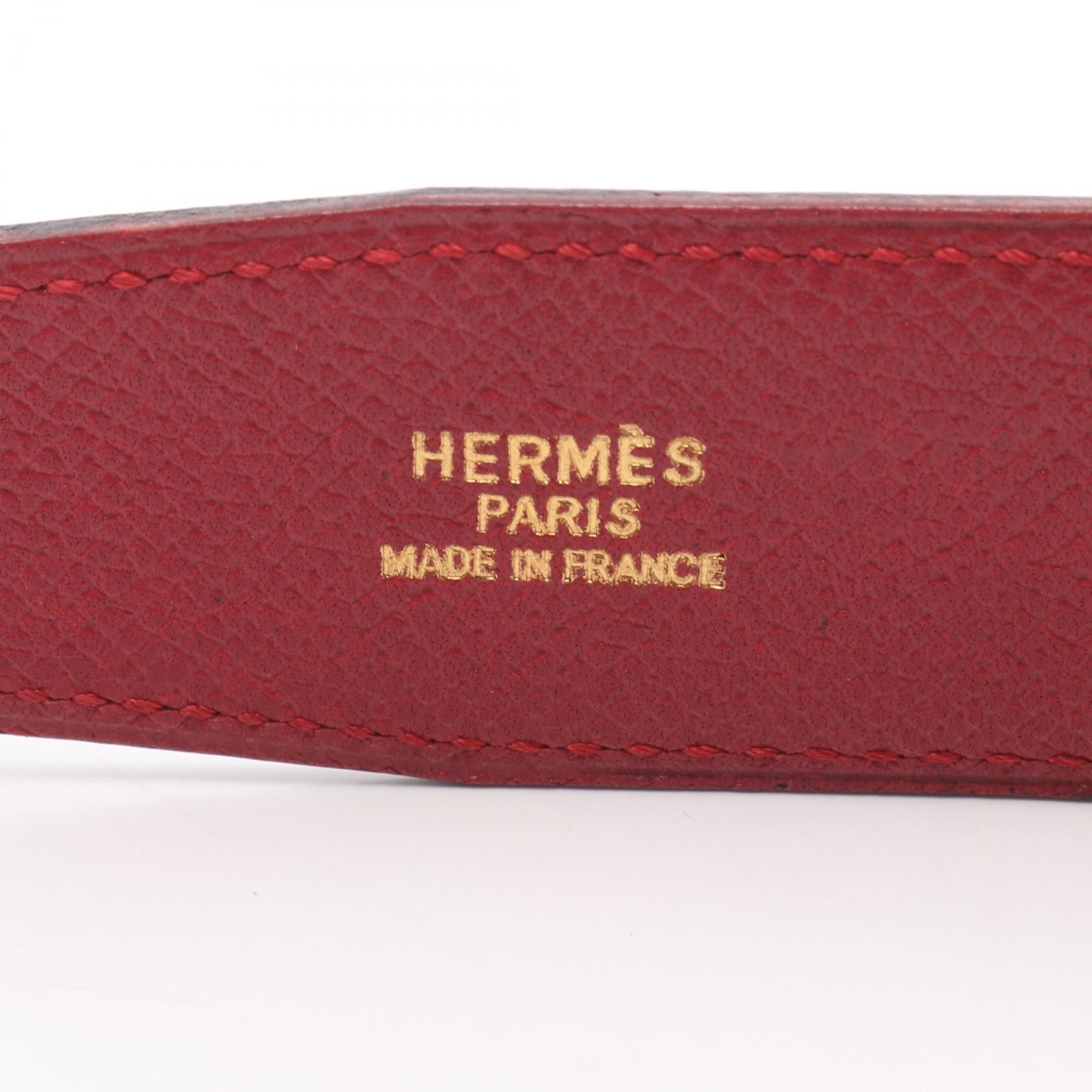 Hermes Hermes Hermes Constance H Reversible Leather Belt Leather Belt Stamp B (1998) DUTY FREE for USA Size ONE SIZE - 4 Thumbnail