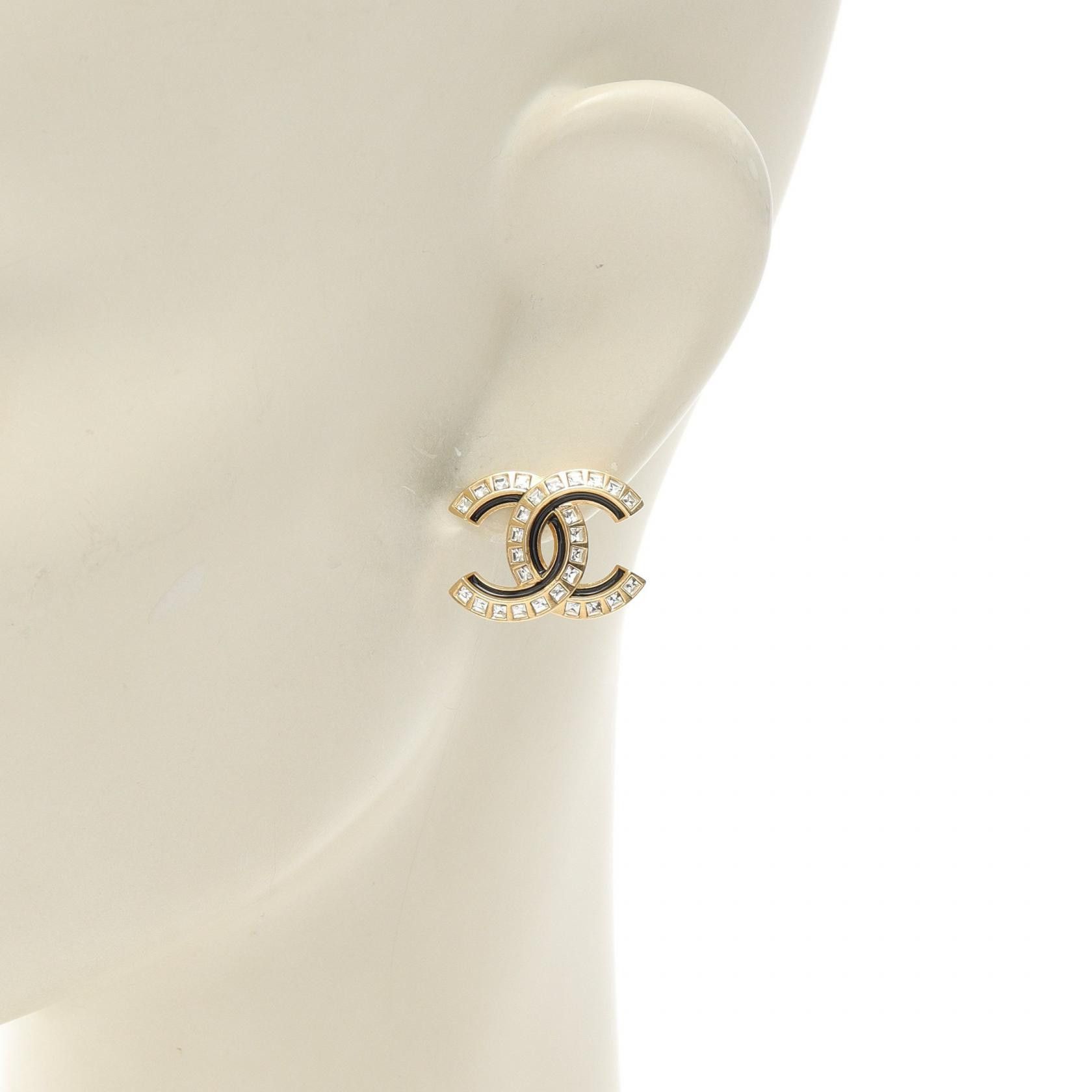 Chanel Chanel CHANEL Coco Mark Earrings Metal Earrings DUTY FREE for USA Size ONE SIZE - 4 Thumbnail