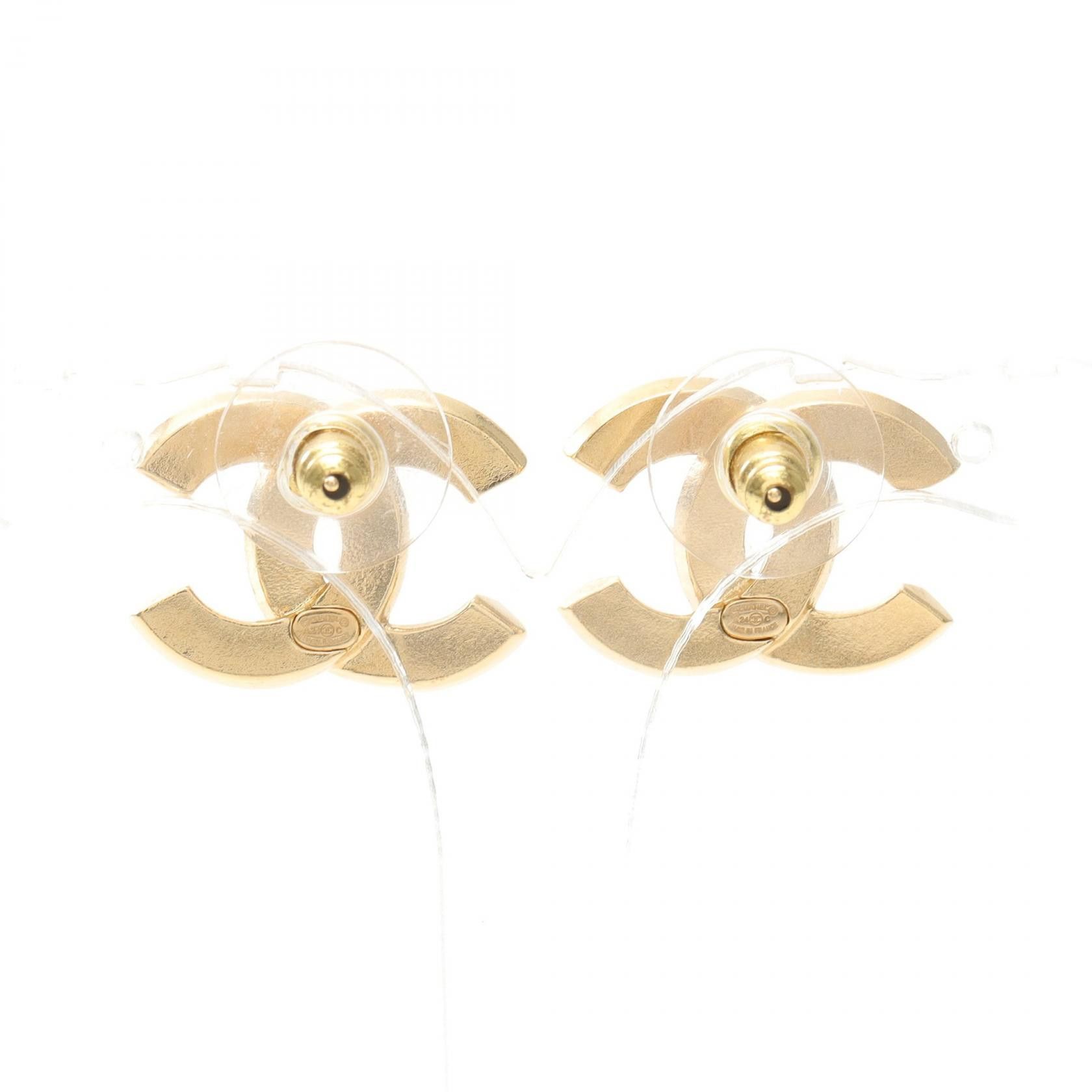 Chanel Chanel CHANEL Coco Mark Earrings Metal Earrings DUTY FREE for USA Size ONE SIZE - 2 Thumbnail