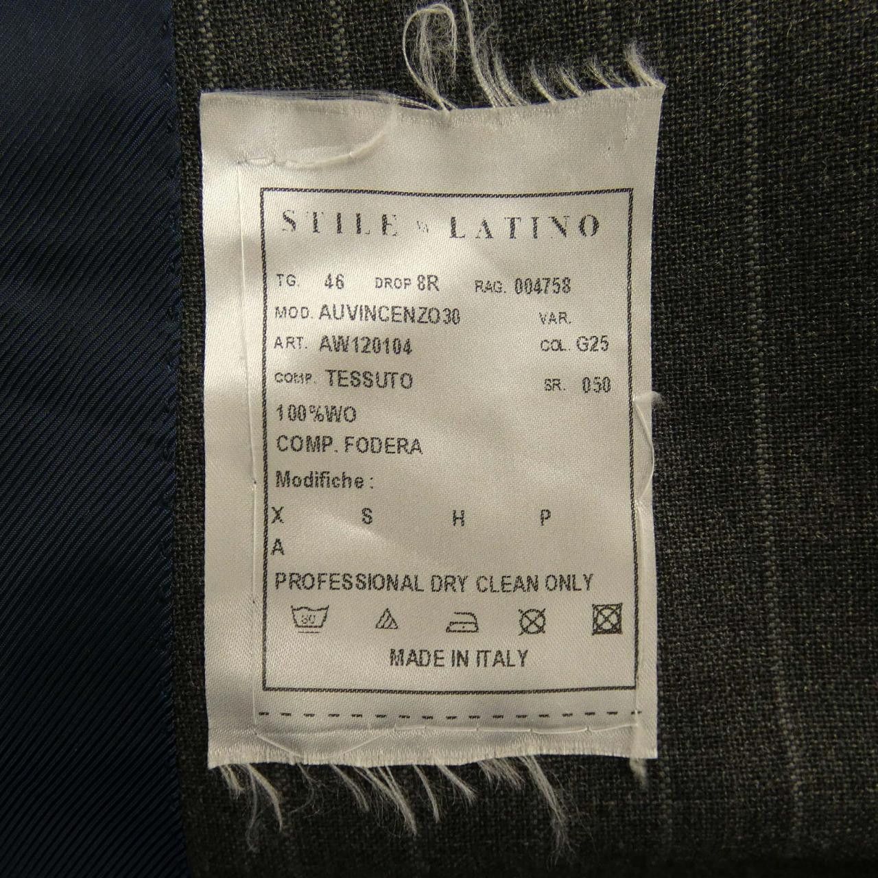 Other Other STILE LATINO Suit Textile Suits AW120104 DUTY FREE for USA Size ONE SIZE - 3 Thumbnail