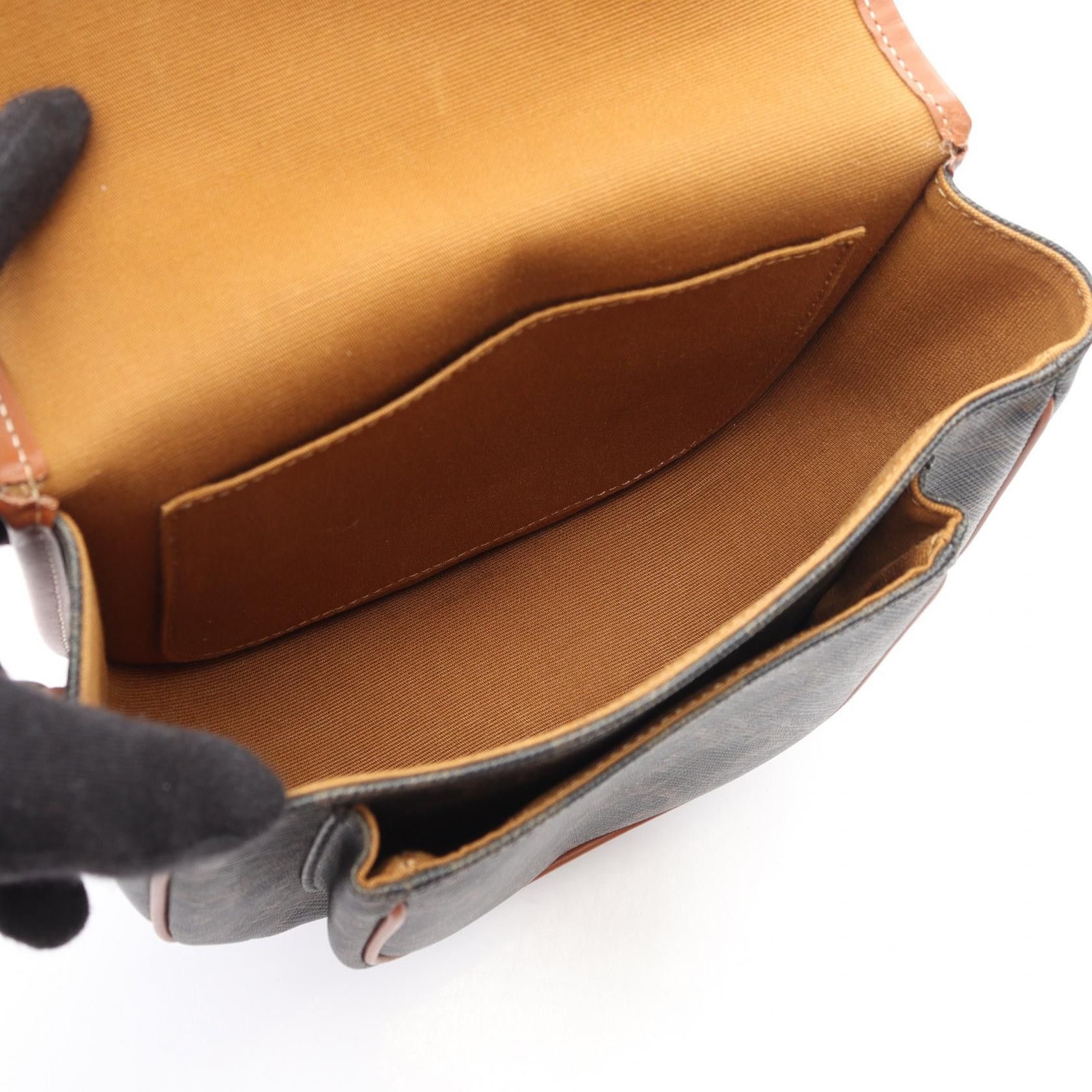 Celine Celine CELINE Folco Medium Bag Triomphe Coated Canvas Shoulder Bag Leather Shoulder Bag DUTY FREE for USA Size ONE SIZE - 3 Thumbnail